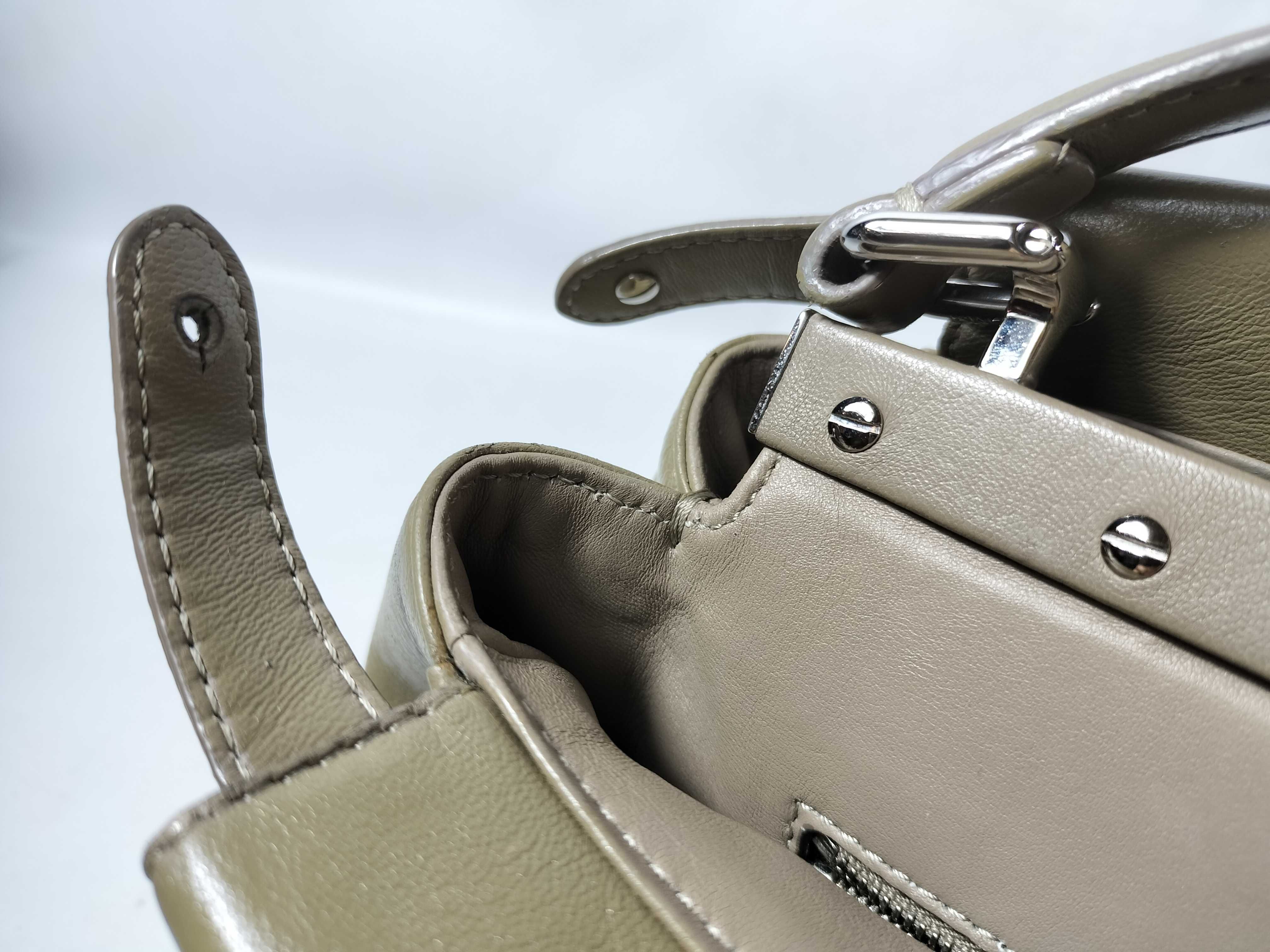 Mini Peekaboo Leather 2-Way Handbag 8BN244 — view 9