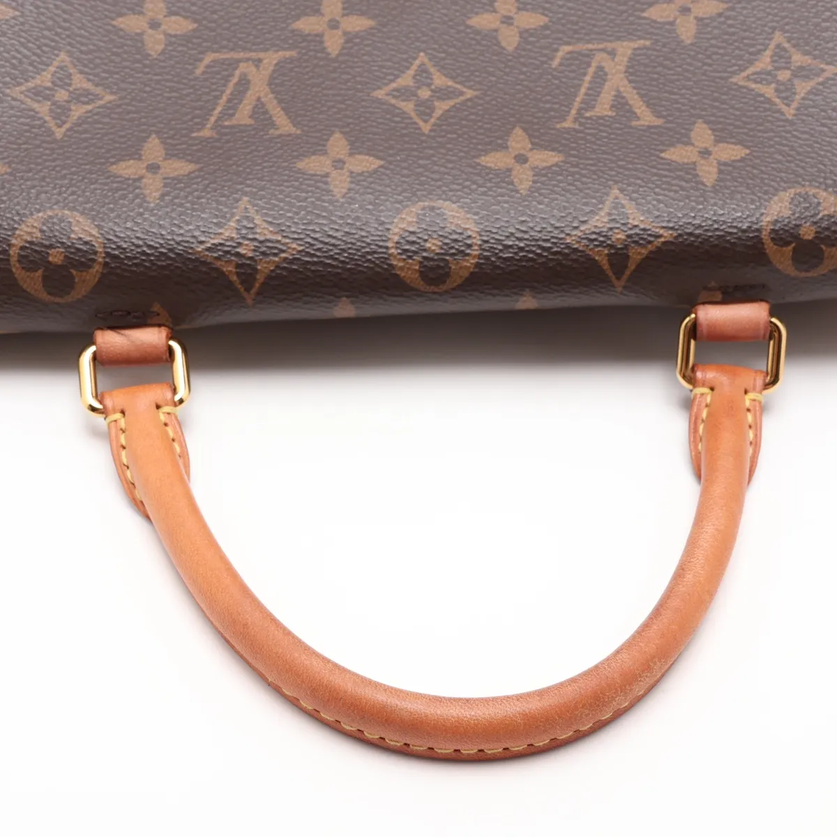 Monogram x Leather Marignan M44286 FL3178 Brown x Red — view 5