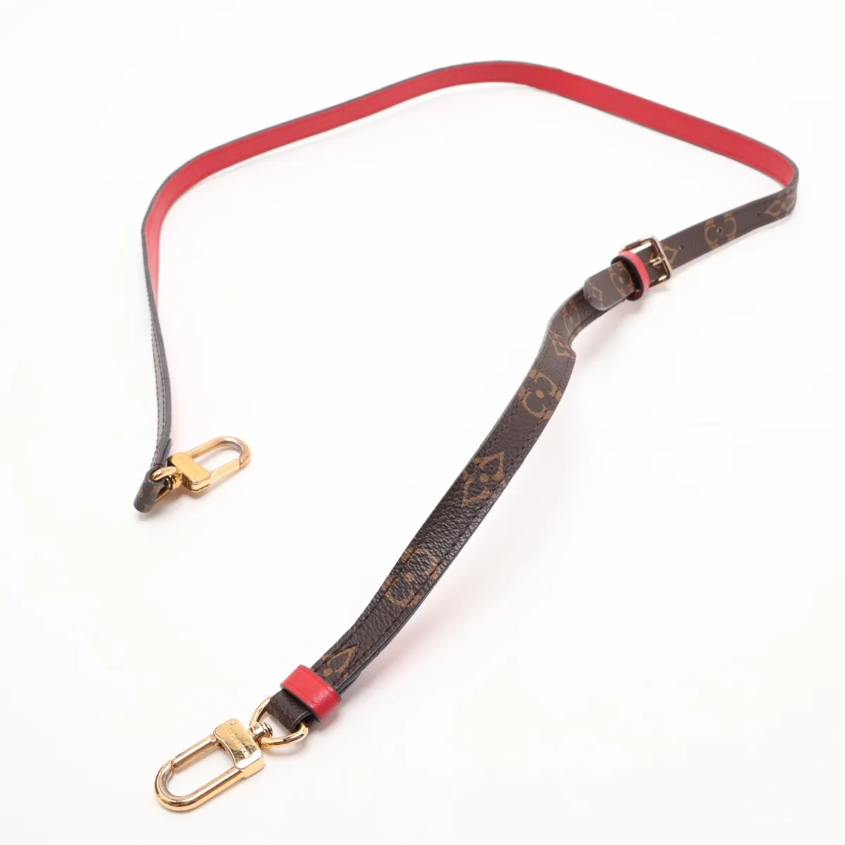 Monogram x Leather Marignan M44286 FL3178 Brown x Red — view 7