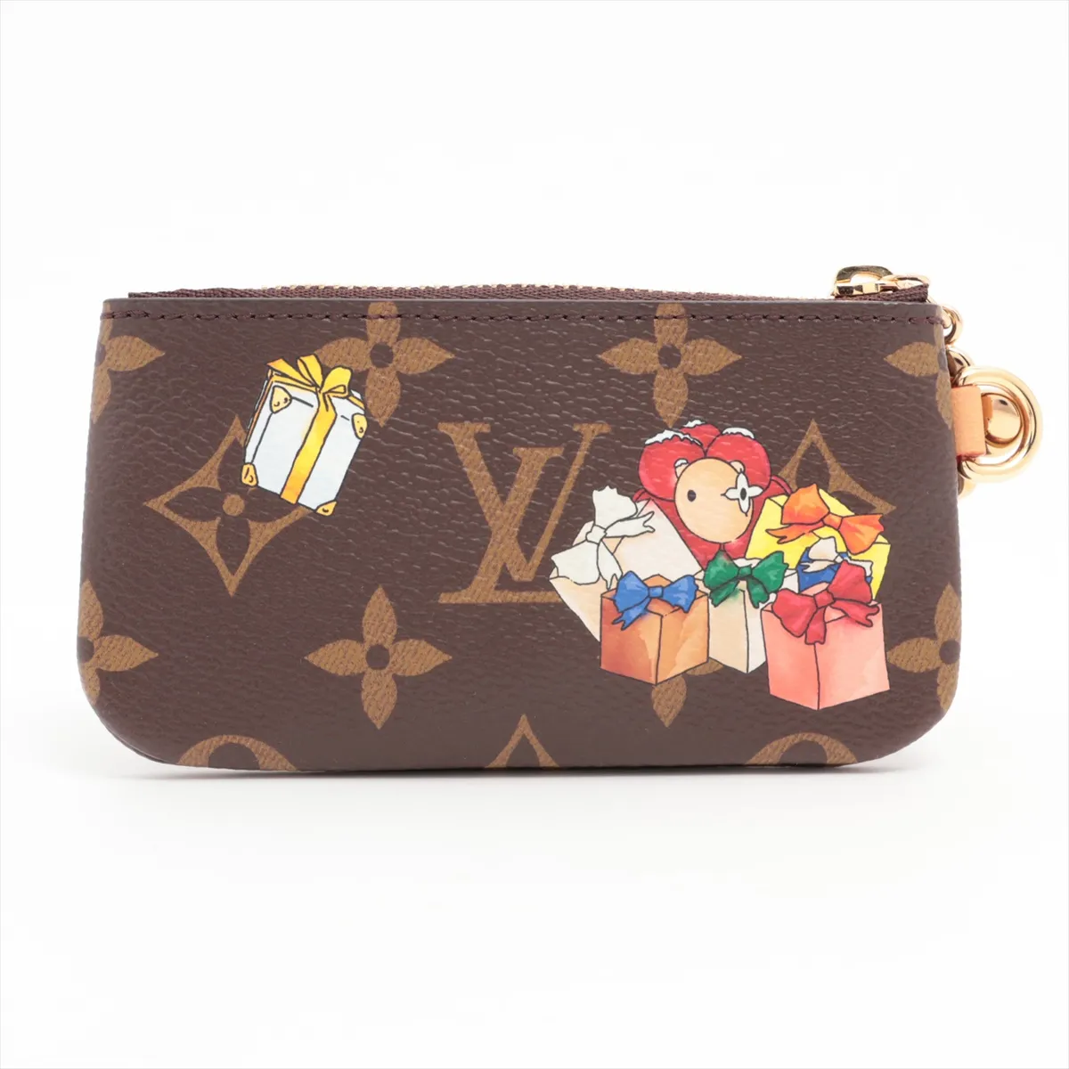 Monogram Phone Holder M15338 DW4235 Brown x Gold Pouch — view 2