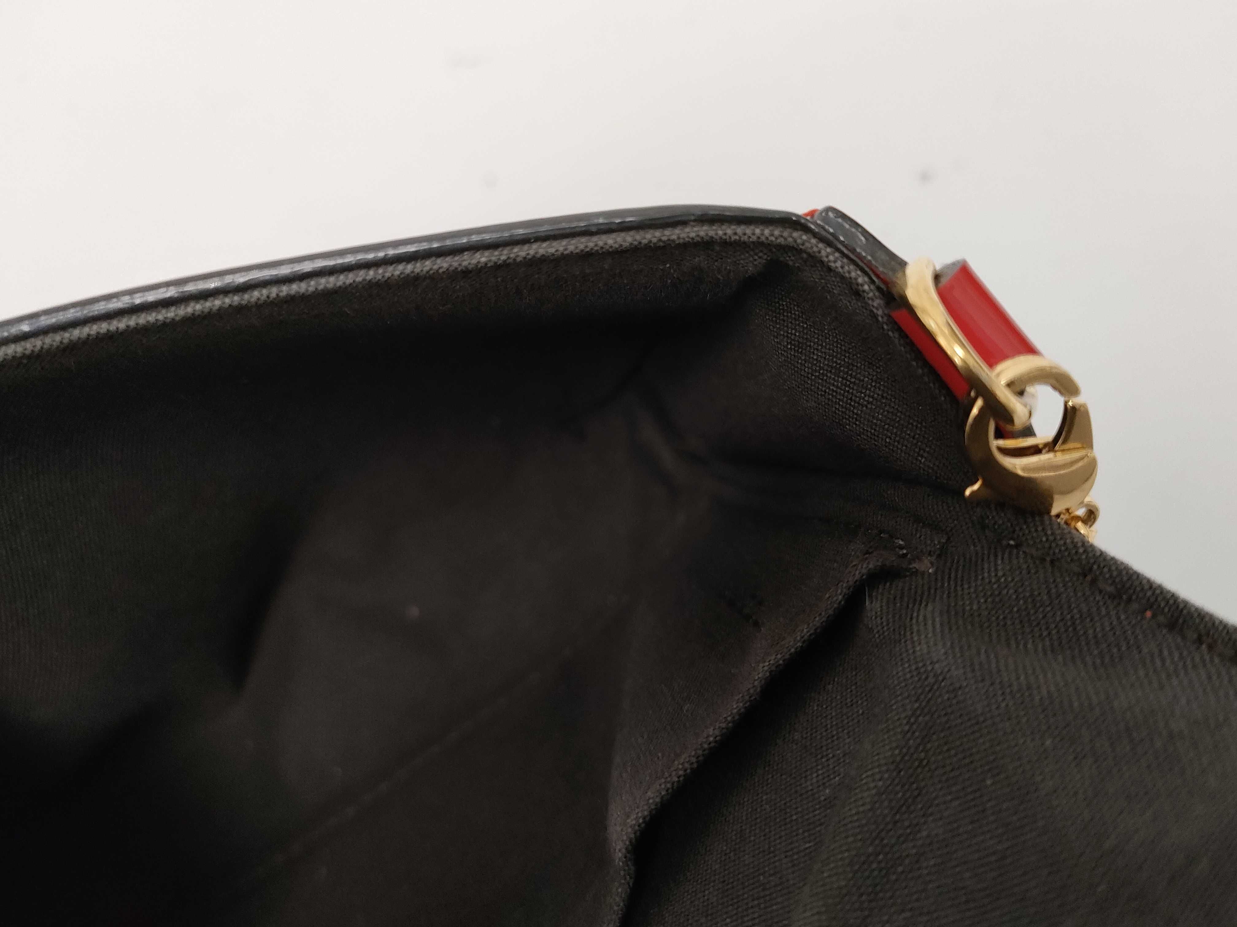 F is Patent Leather Chain Wallet Red 8BS032 Shoulder Bag — view 12