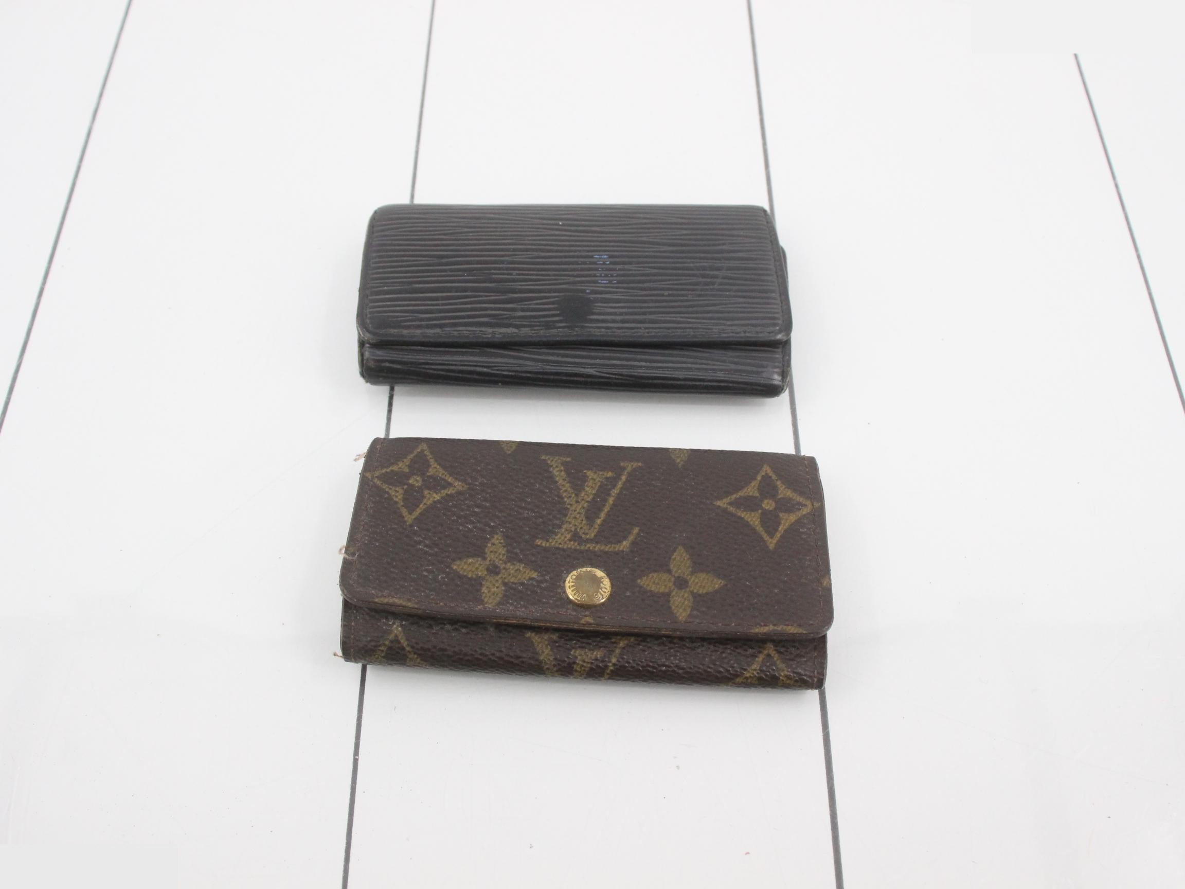Set of 4 items: Wallet, Billfold, Key Case, Monogram Epi — view 3