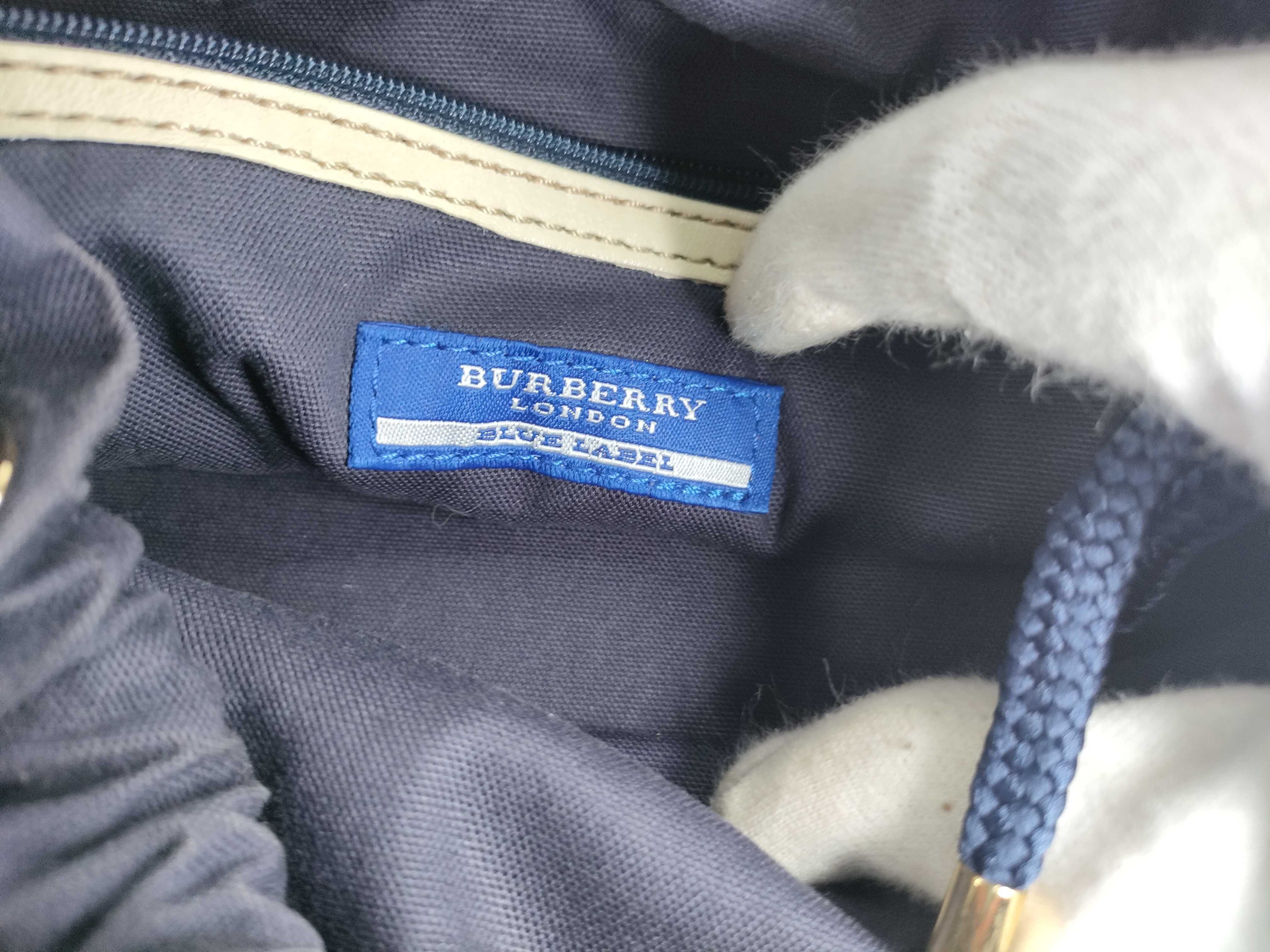 Blue Label Burberry Blue Label Handbag Raffia Handbag — view 13