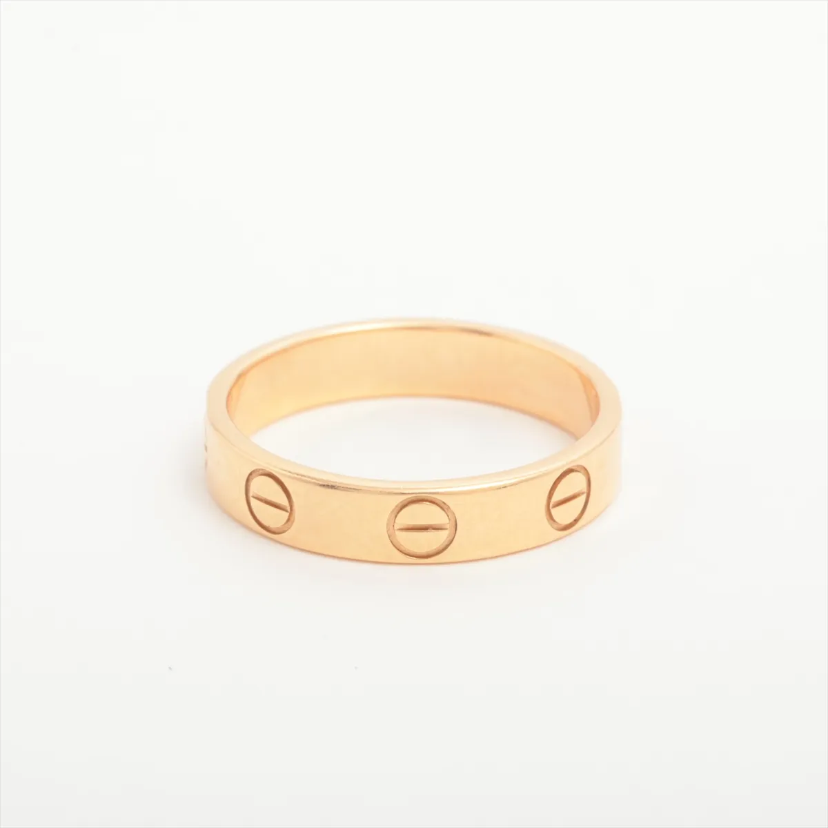 Mini Love Ring, 750 (PG), 2.9g, Size 49, DSZ070, Motif — view 2