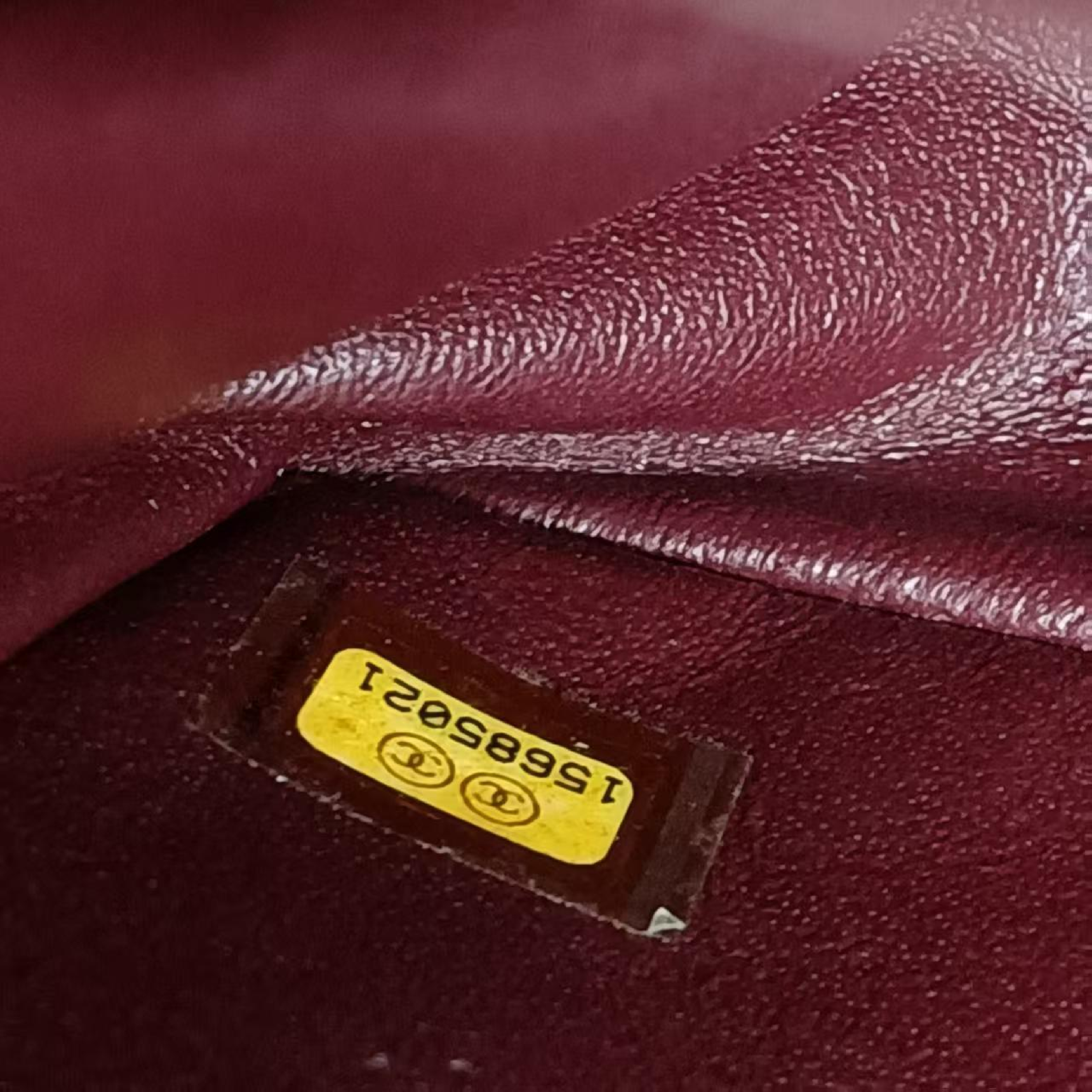 2.55 bag cowhide shoulder bag serial number 15 shoulder bag — view 12