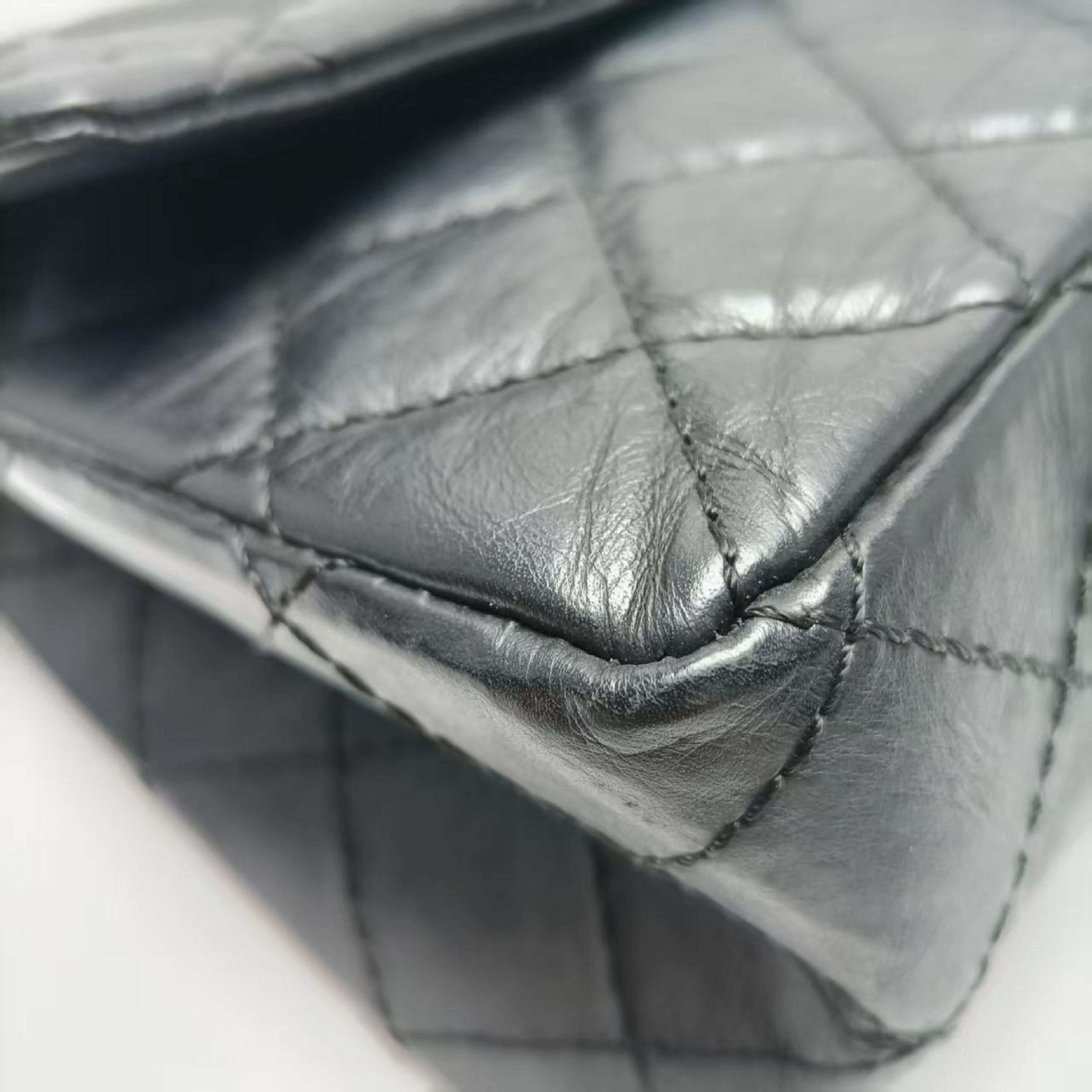 2.55 bag cowhide shoulder bag serial number 15 shoulder bag — view 8