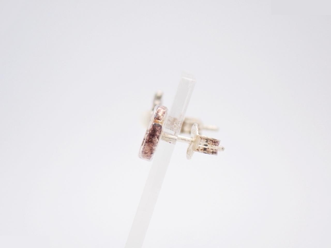 GG Flower Stud Earrings, SV925, 1.8g — view 3