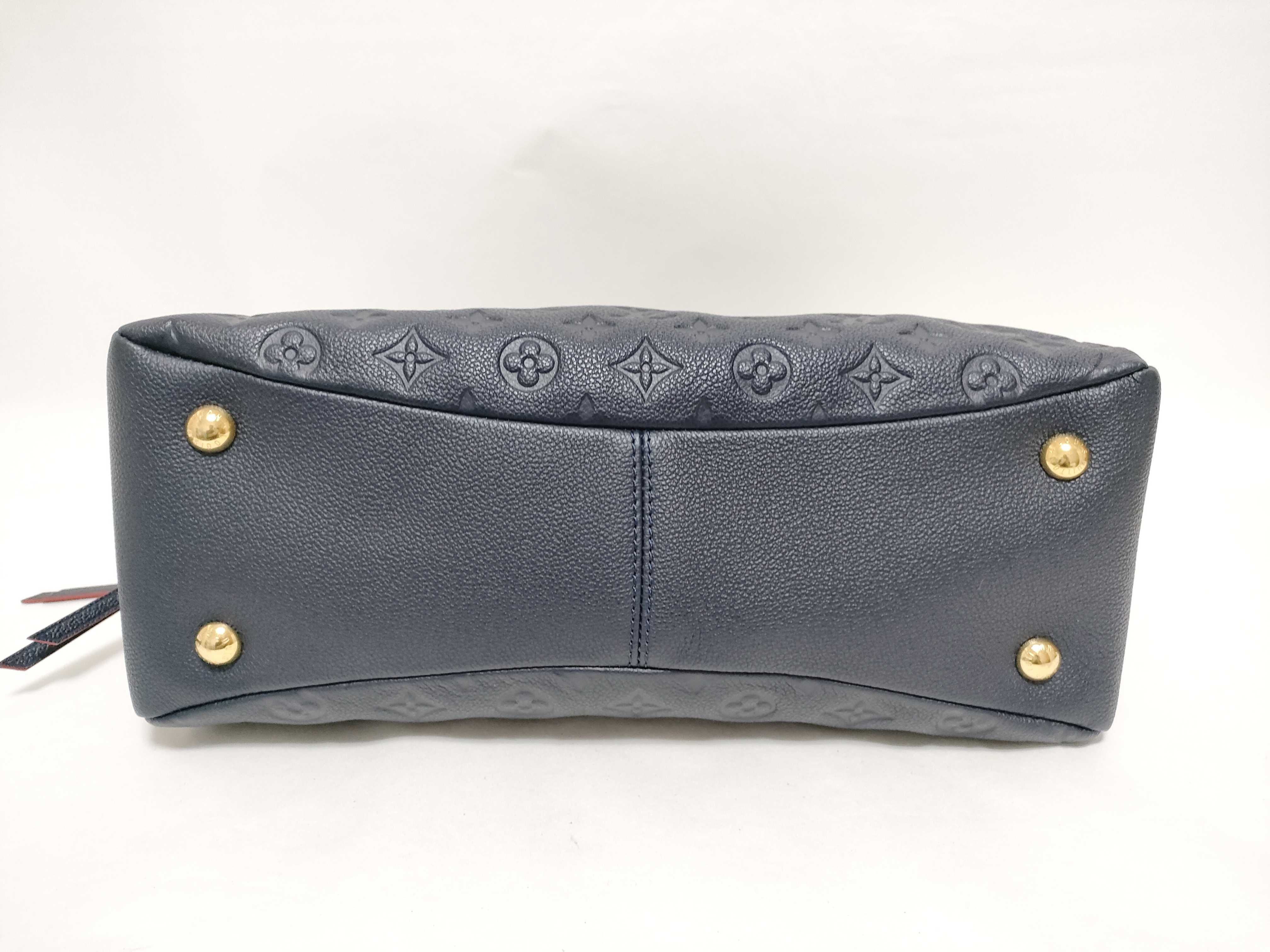 Monogram Empreinte Navy Monogram Empreinte Pontu PM Handbag — view 9