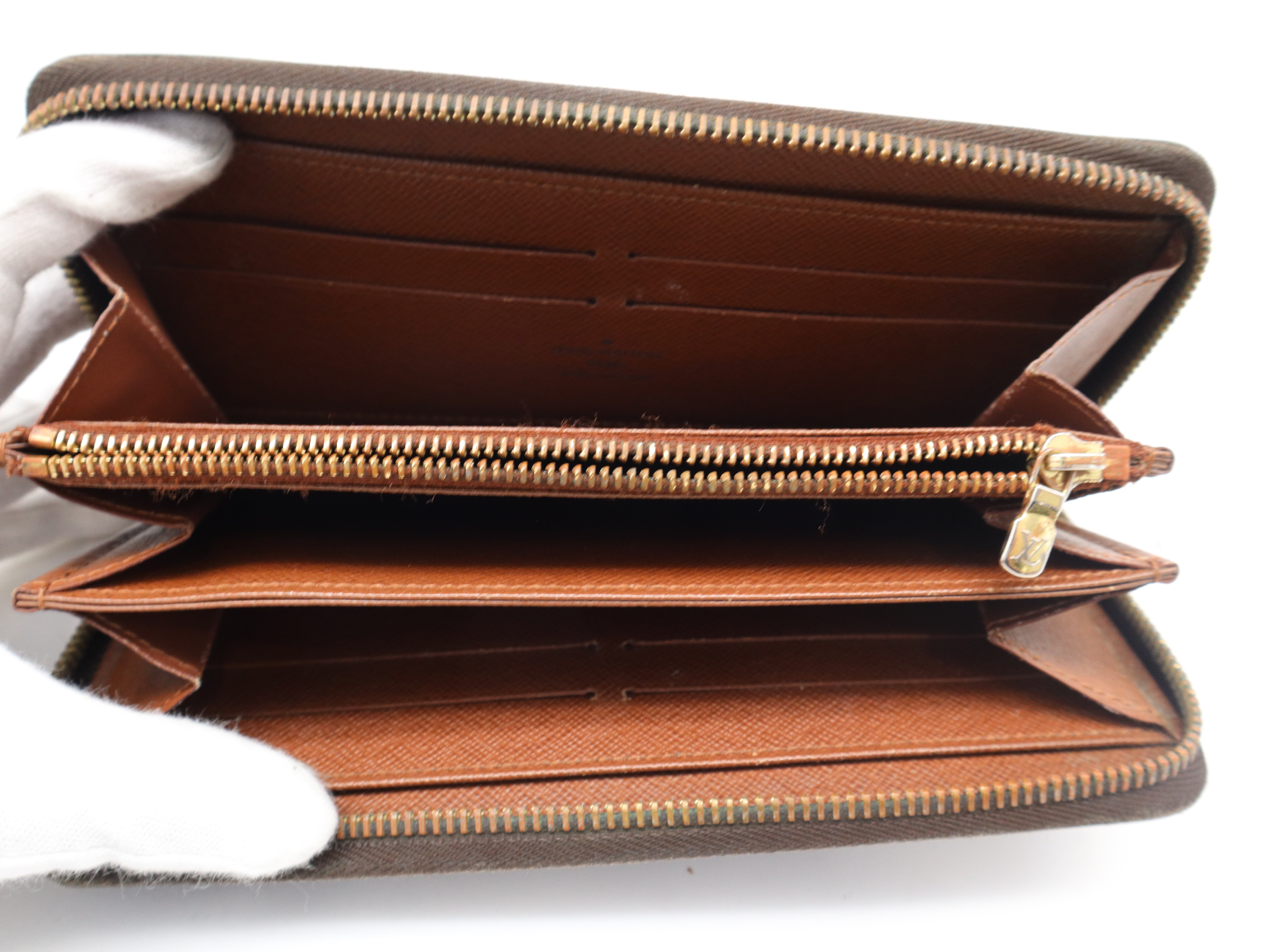 M60017 Monogram Zippy Wallet (with box and dust bag) — view 8