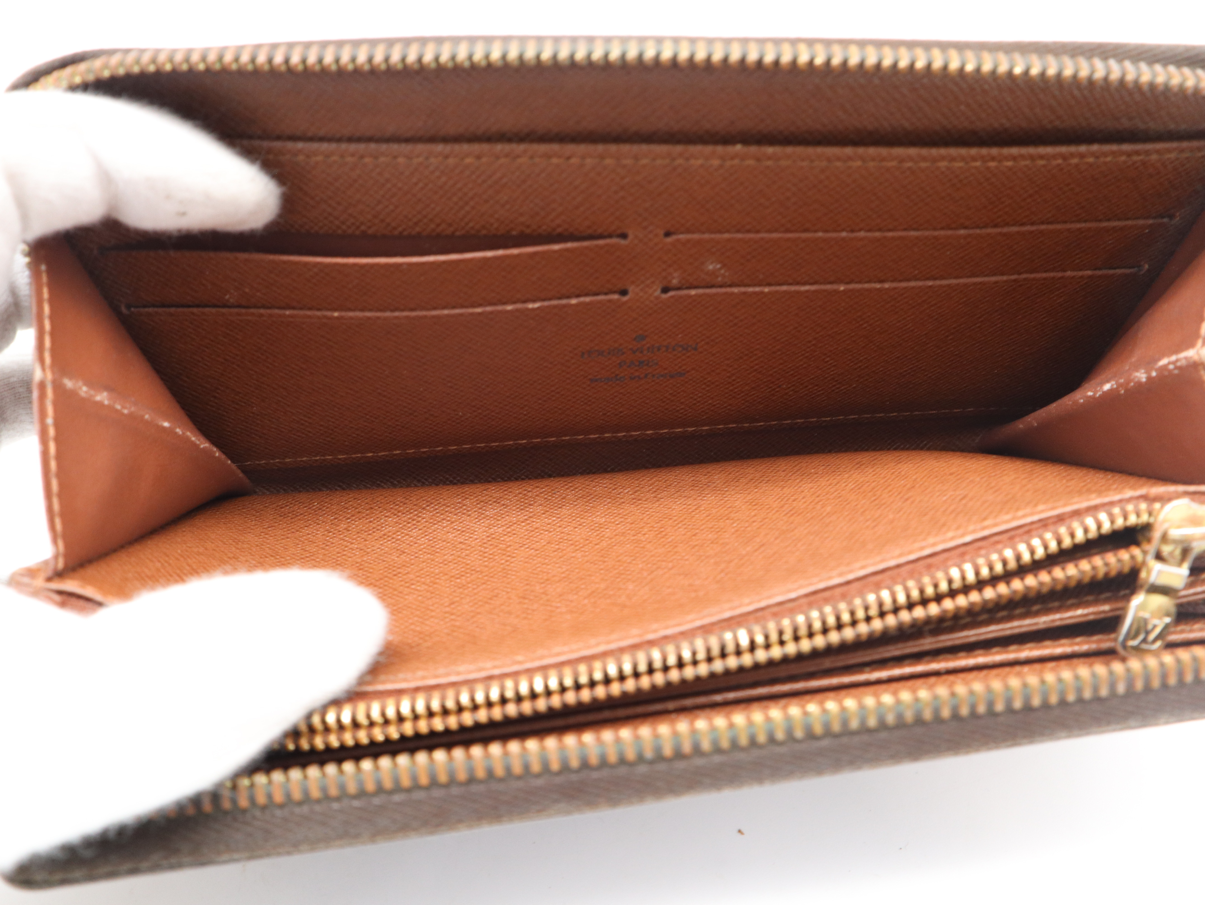 M60017 Monogram Zippy Wallet (with box and dust bag) — view 9