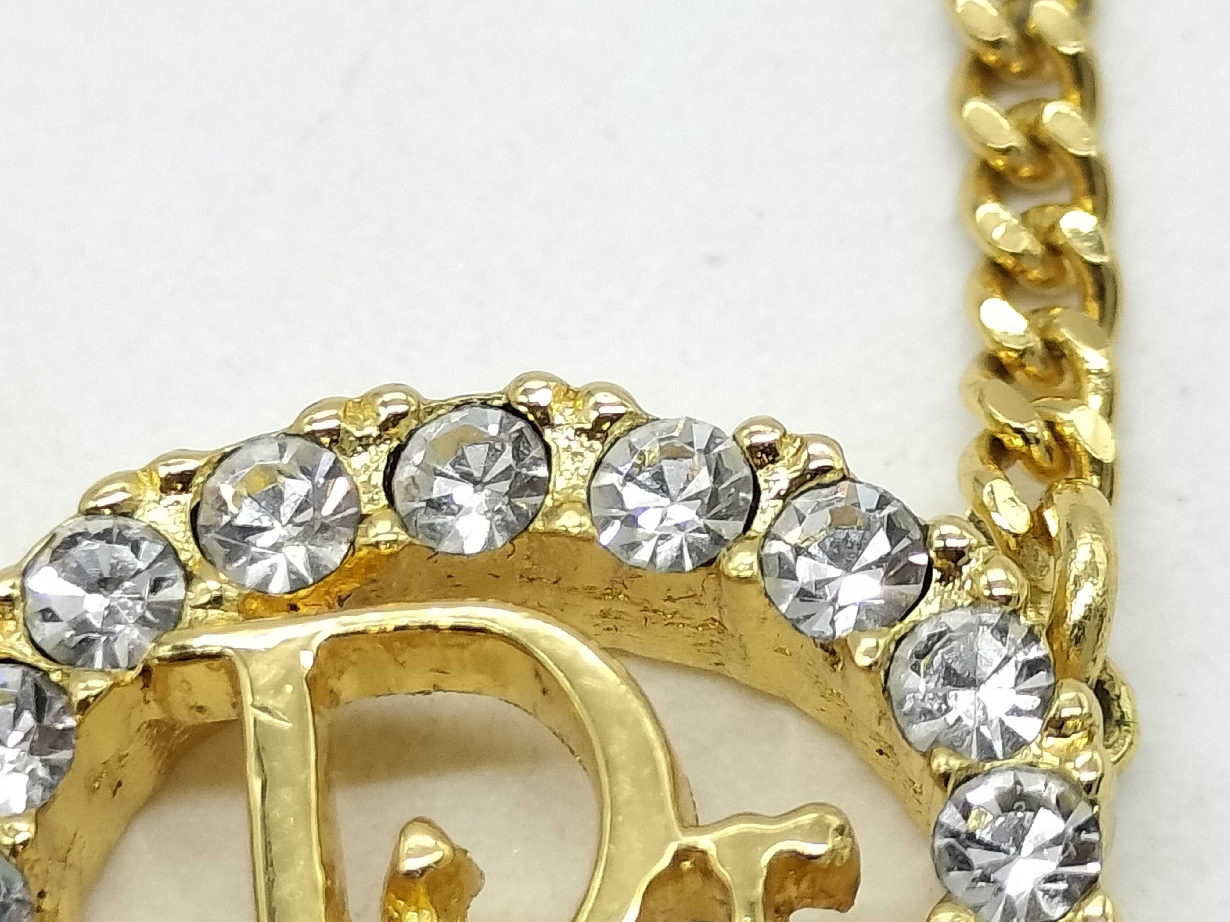 Logo Rhinestone Necklace — view 2