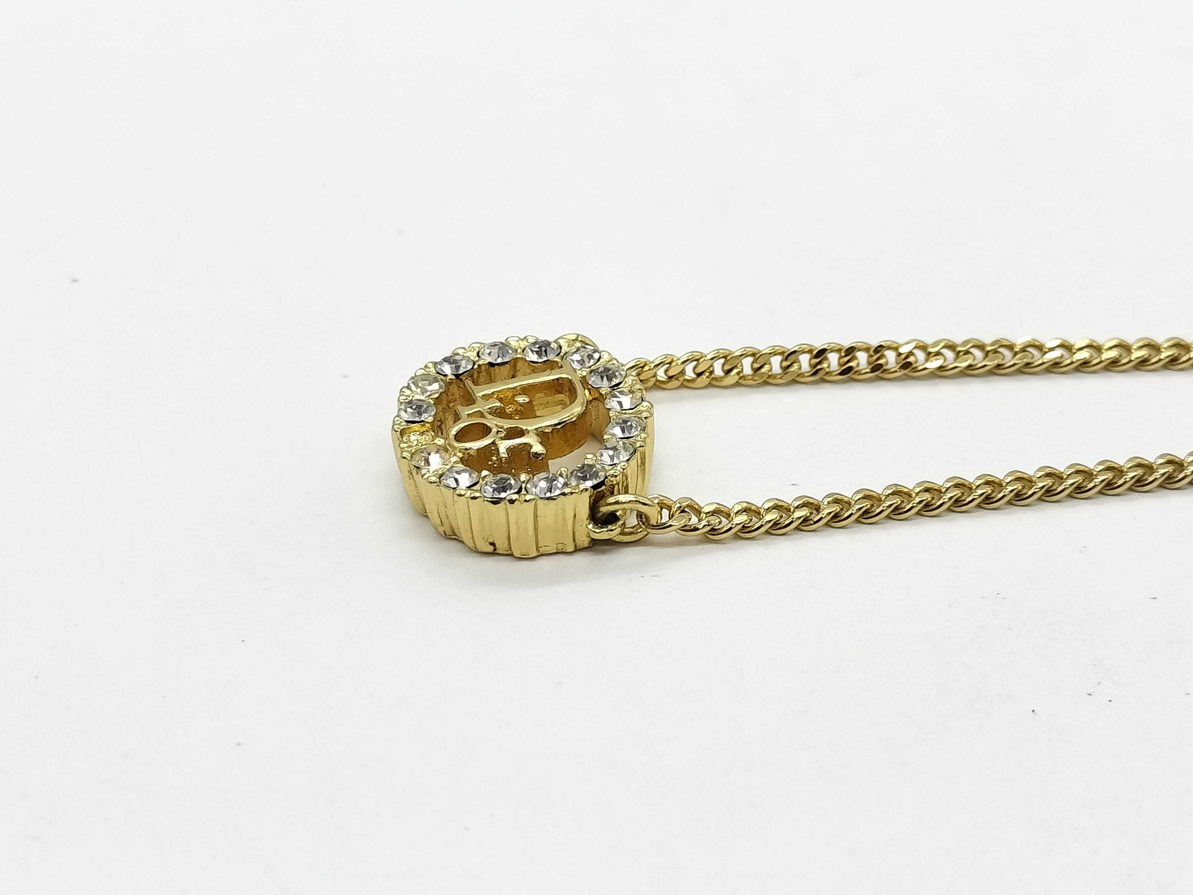 Logo Rhinestone Necklace — view 4