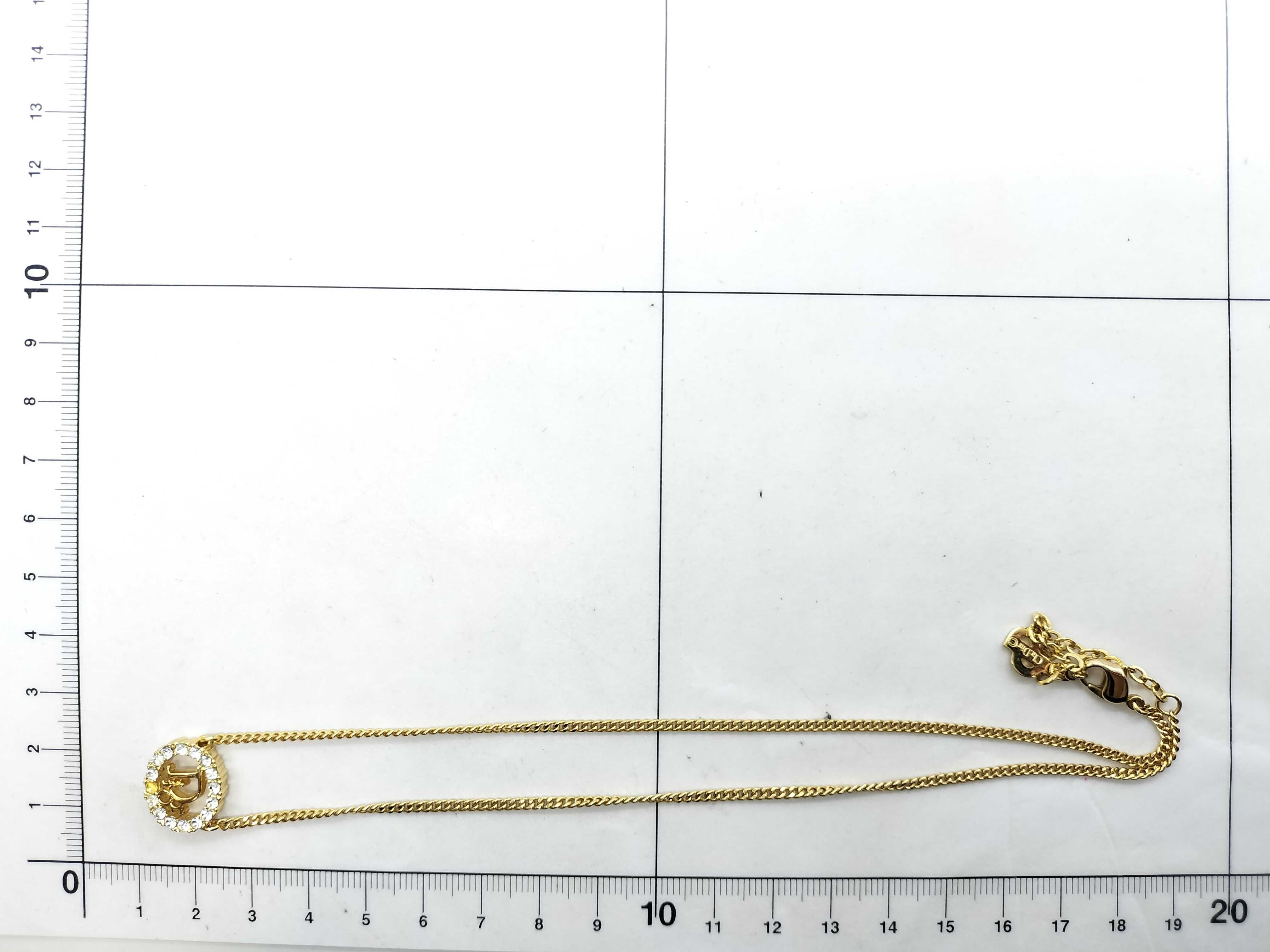 Logo Rhinestone Necklace — view 7