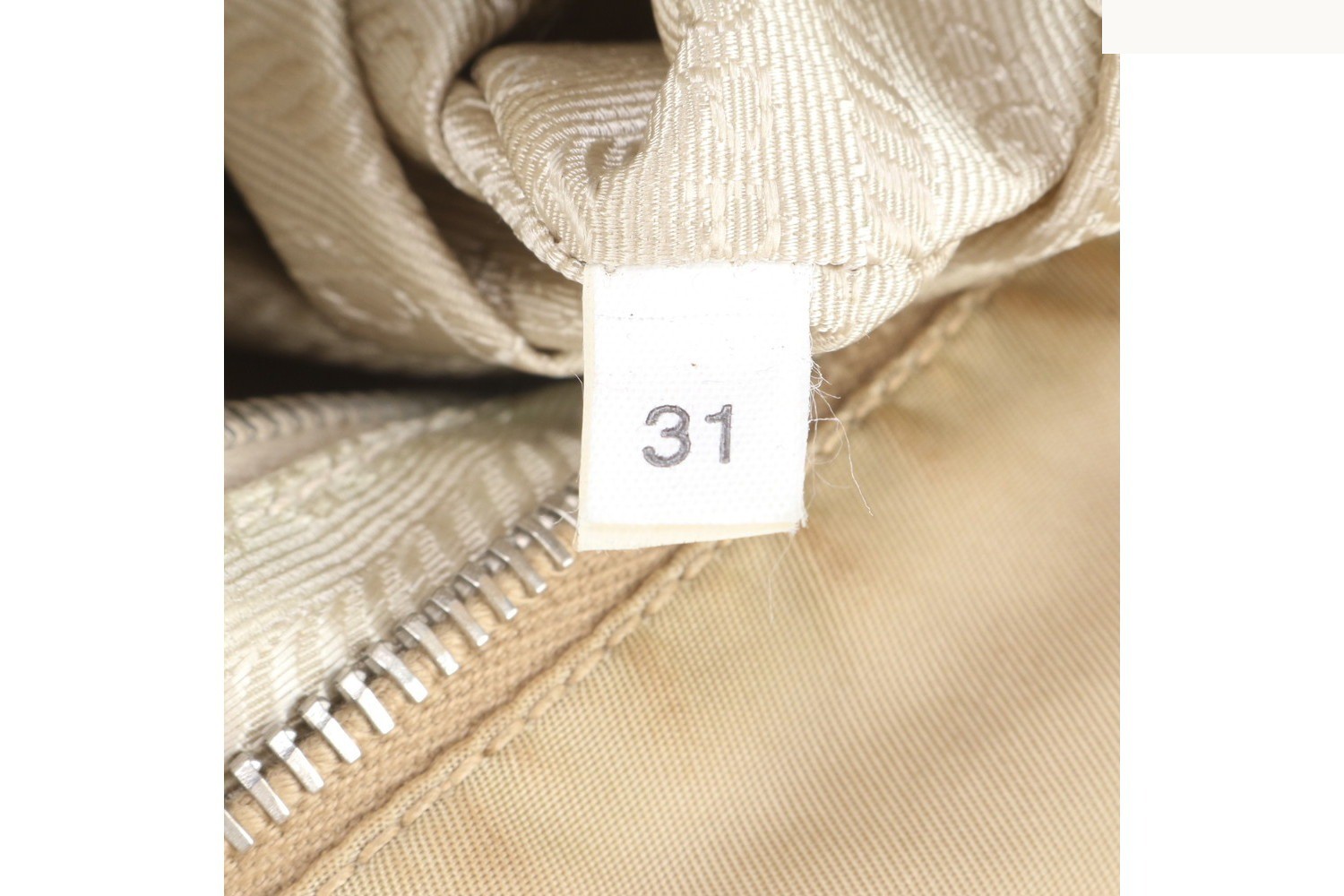 Tessuto Nylon Triangle Logo Python Leather Tote Bag — view 8