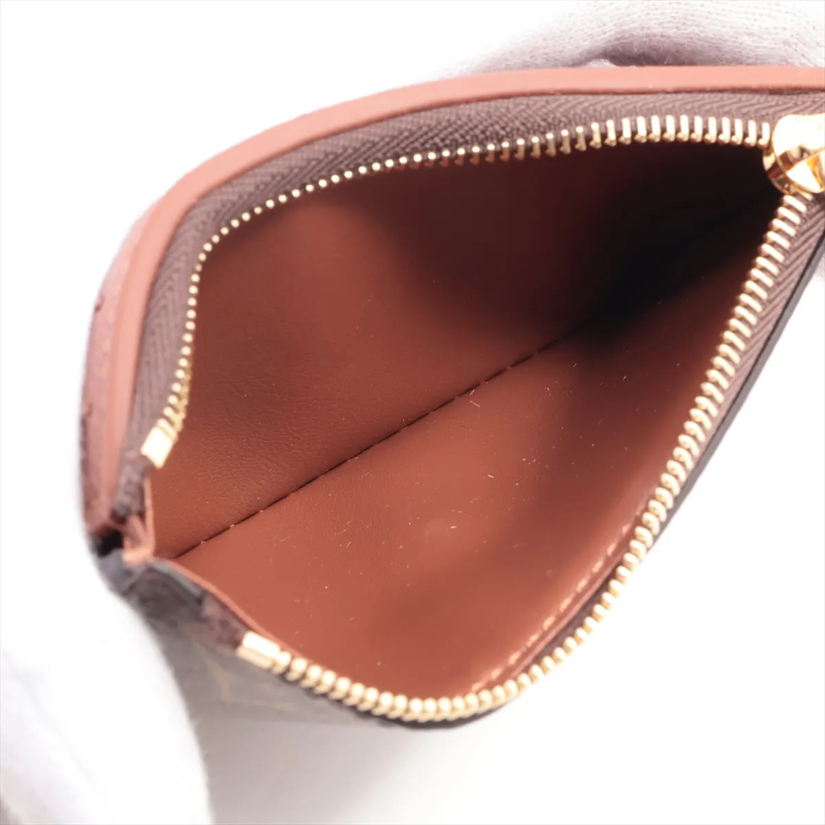 Monogram Portefeuille Victorine M62472 Brown Compact Wallet with Initials RFID Reactive — view 6