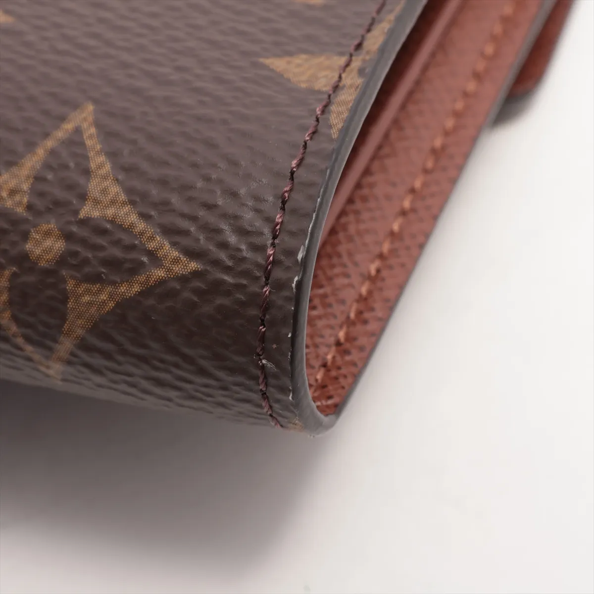 Monogram Portefeuille Victorine M62472 Brown Compact Wallet with Initials RFID Reactive — view 10