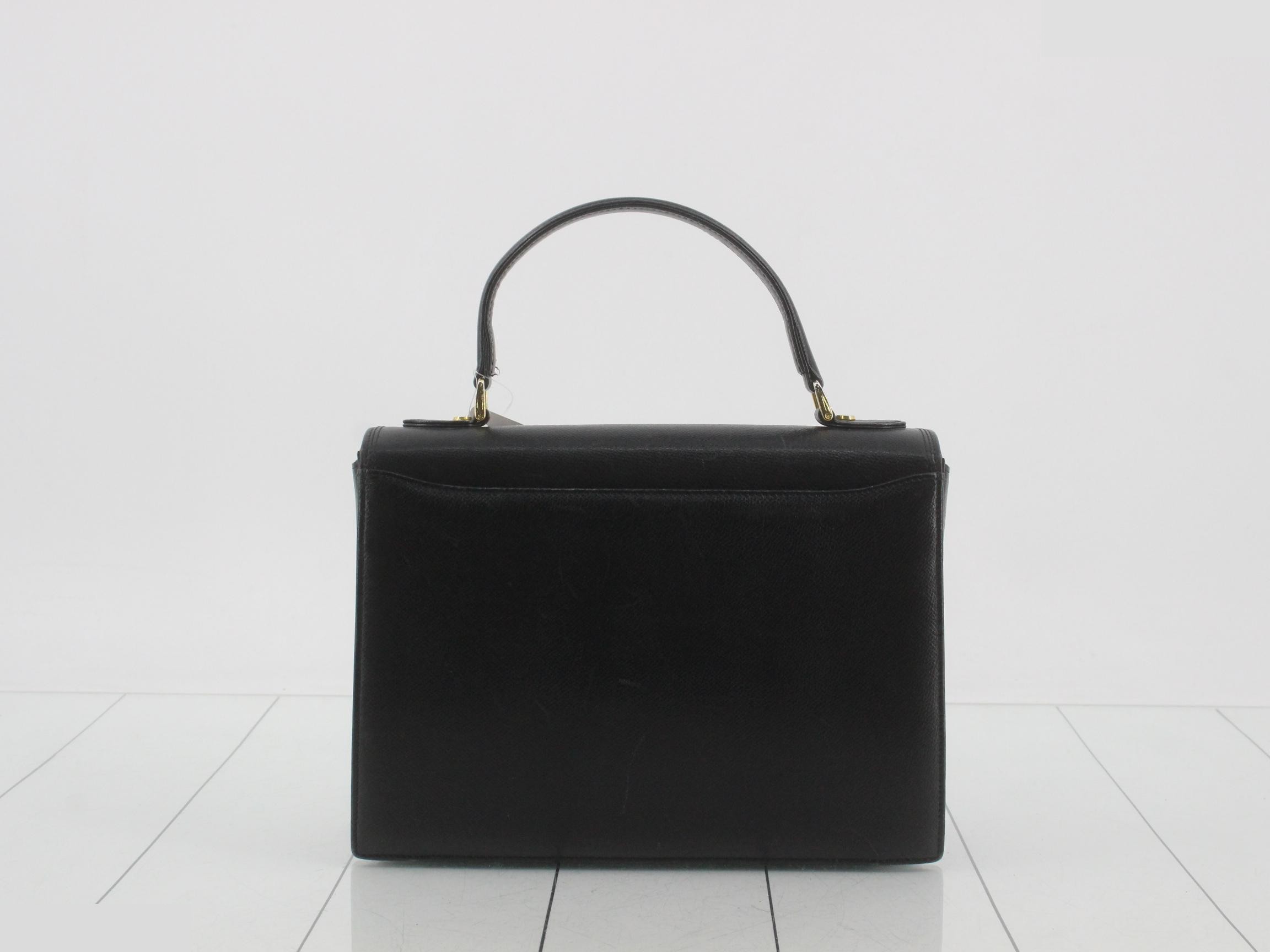 Tassel leather bag, black, W28 H19.5 D8 — view 2