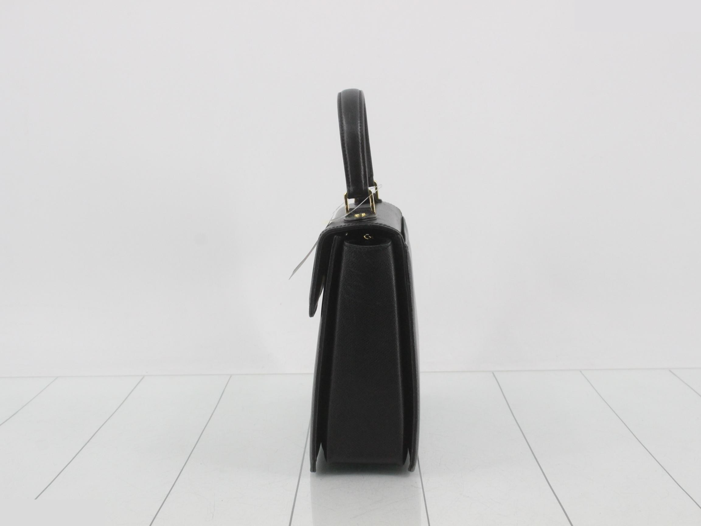 Tassel leather bag, black, W28 H19.5 D8 — view 3