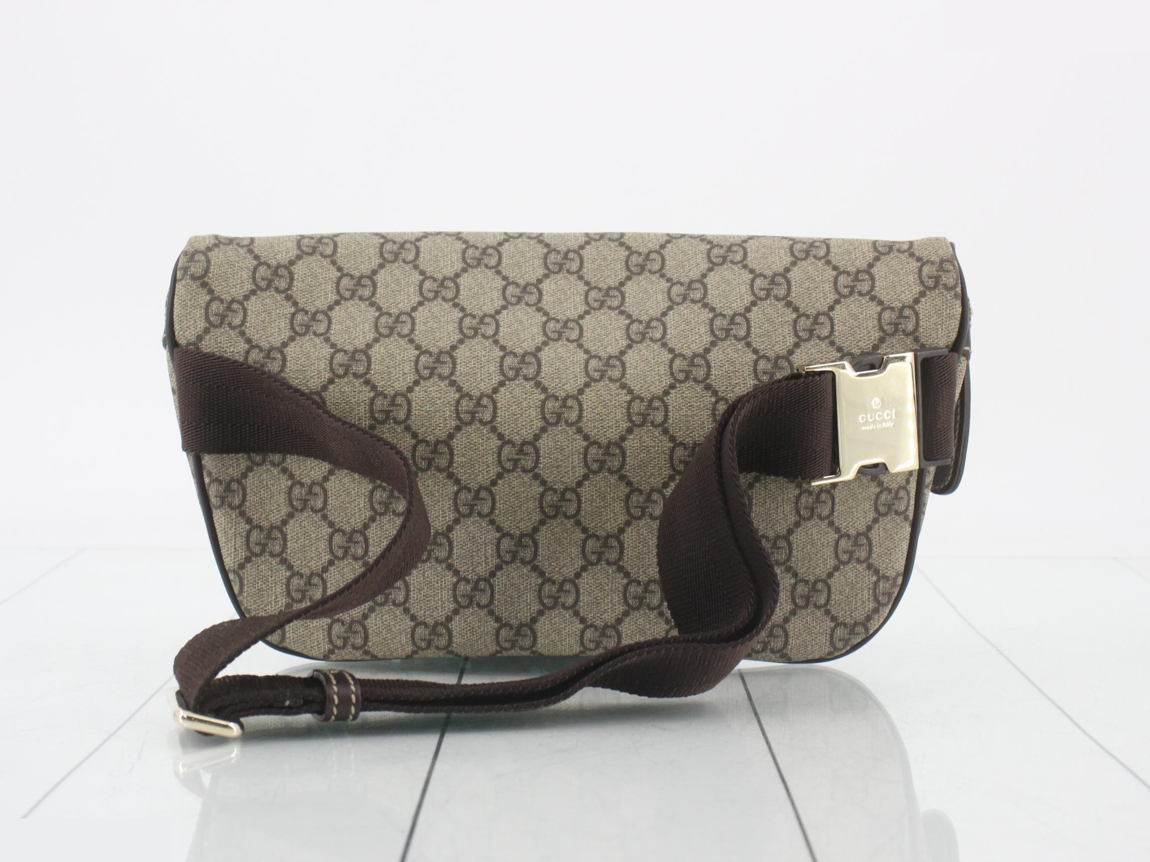 GG Supreme Body Bag, Brown, 233269 — view 2
