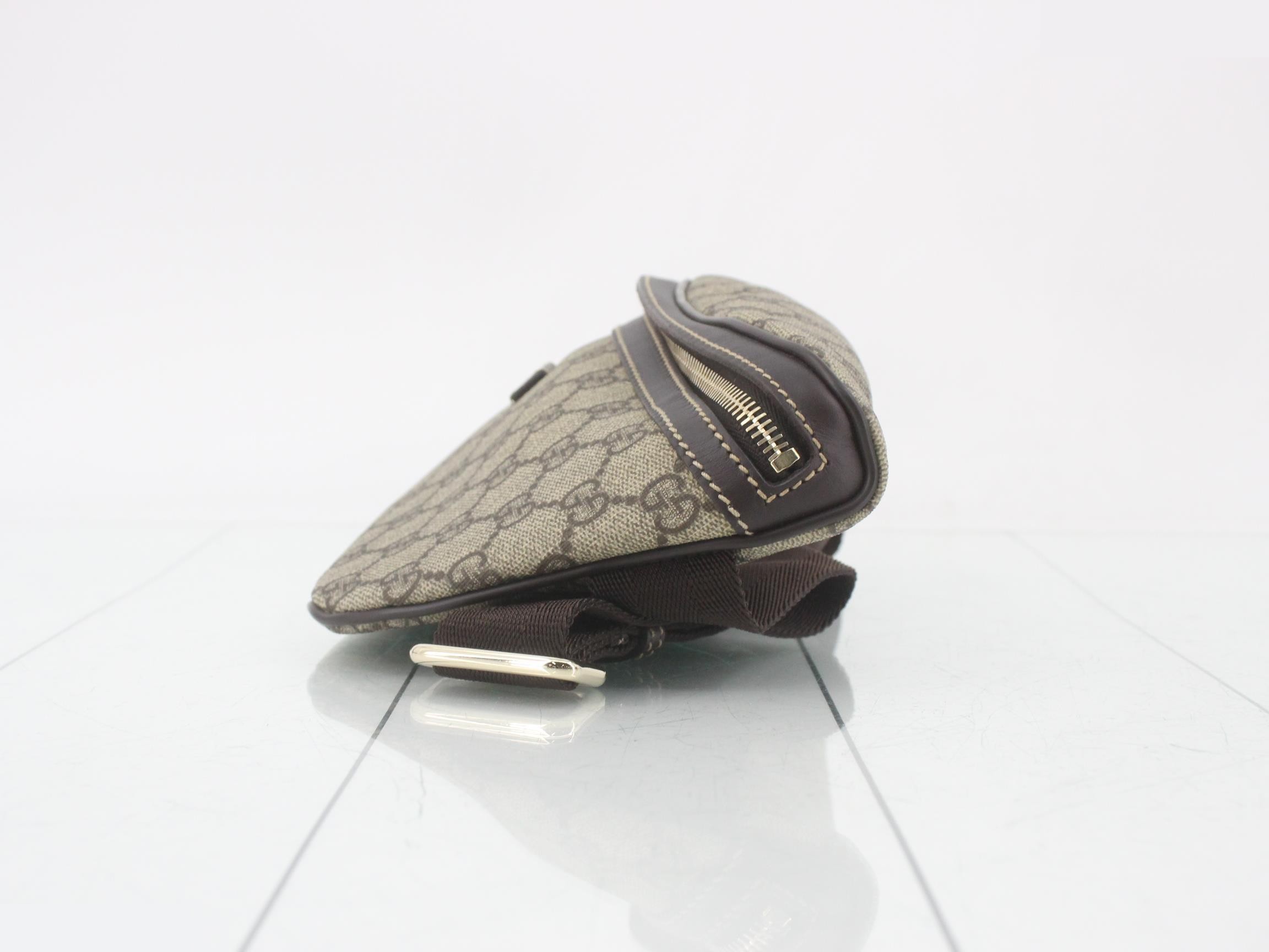 GG Supreme Body Bag, Brown, 233269 — view 3