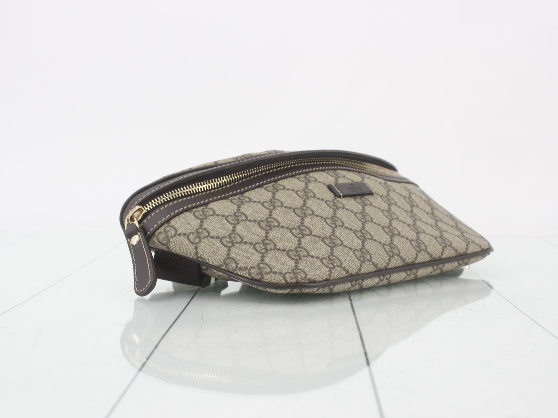GG Supreme Body Bag, Brown, 233269 — view 5