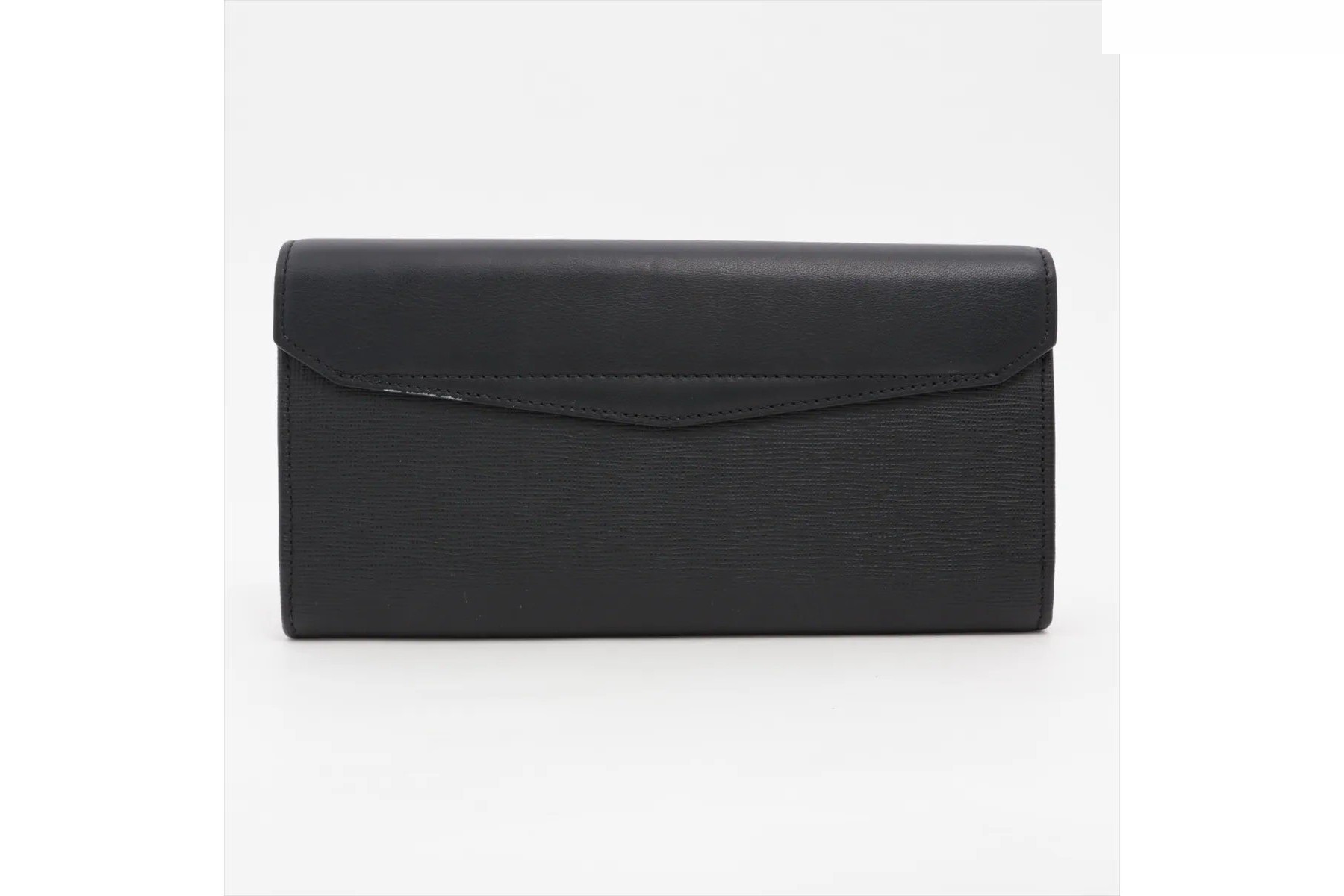 Toujours Leather Long Wallet, Black — view 2