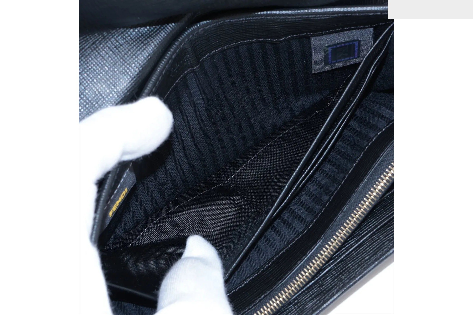 Toujours Leather Long Wallet, Black — view 4