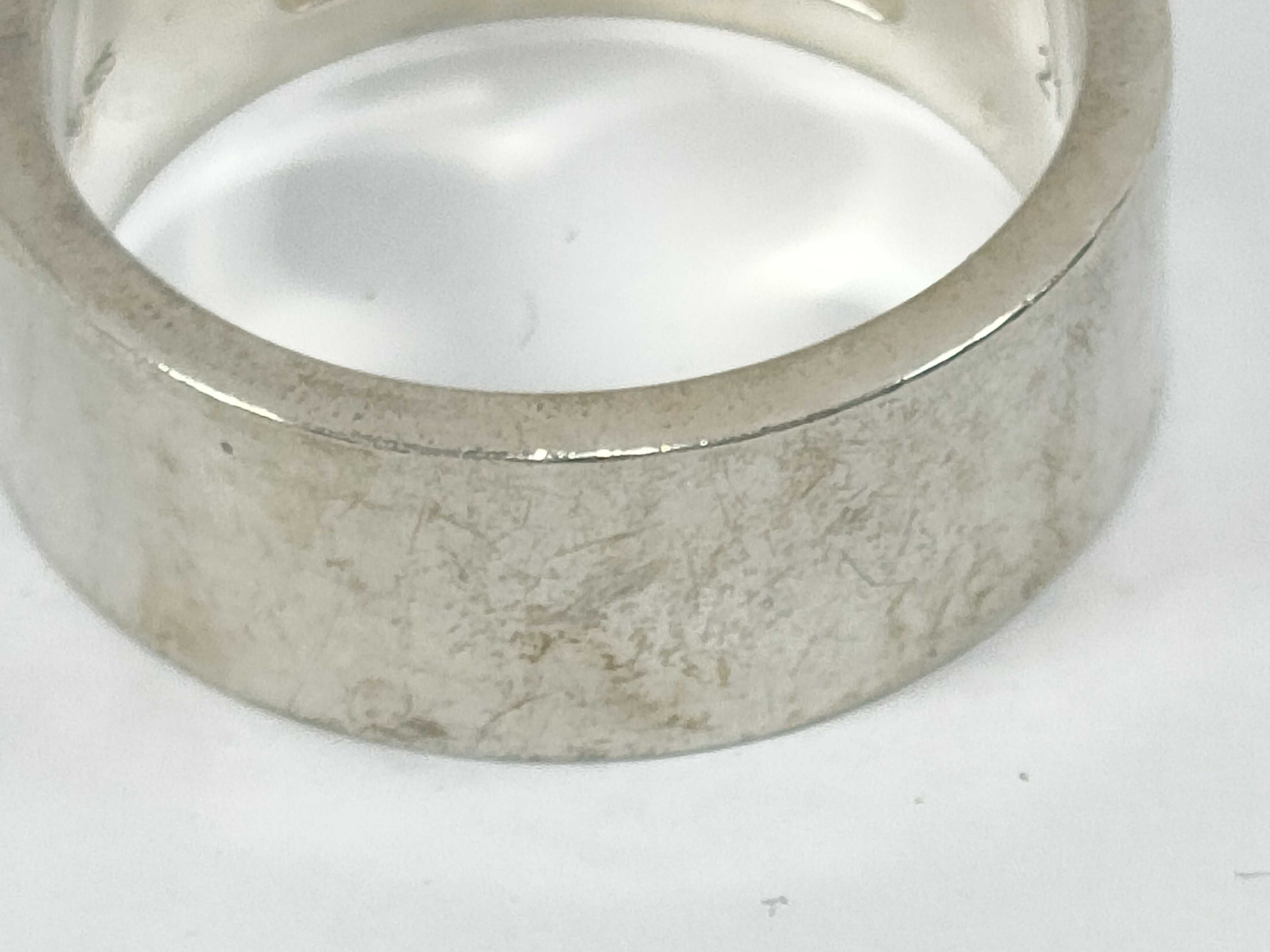 Branded Cutout G Sterling Silver 925 Ring — view 8