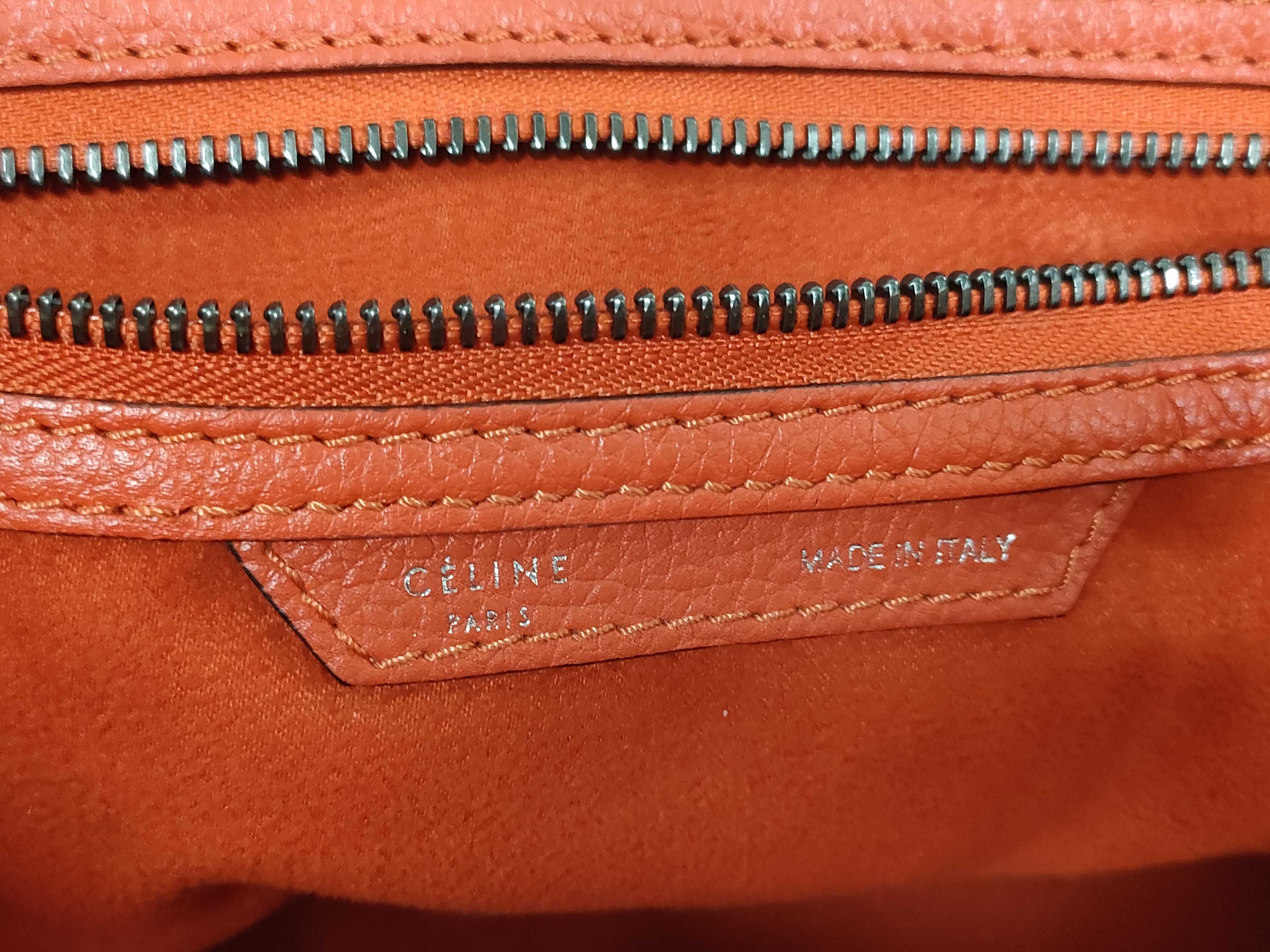 Luggage Micro Shopper Handbag Orange Handbag — view 12