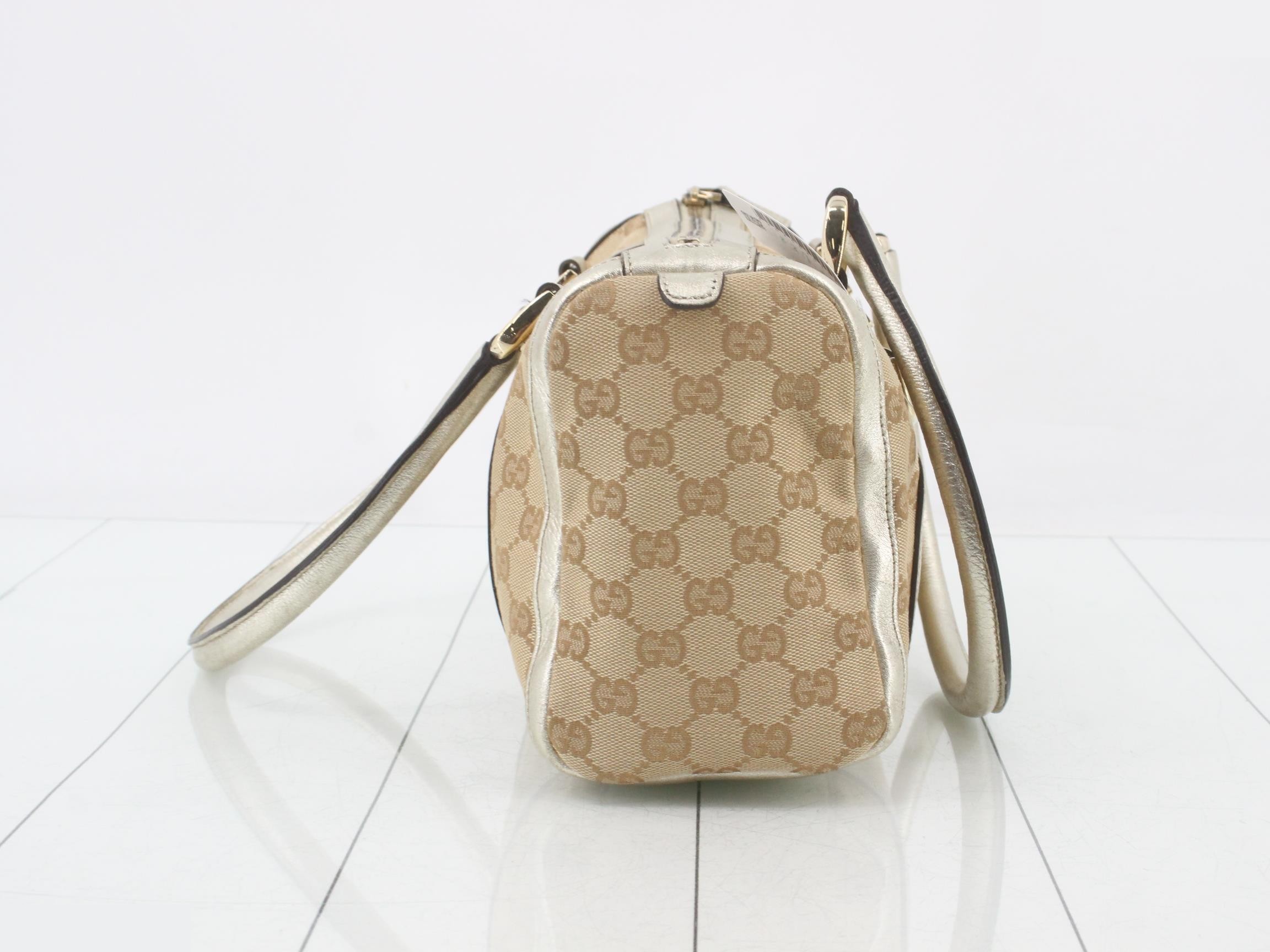 GG Canvas Mini Boston Bag — view 3