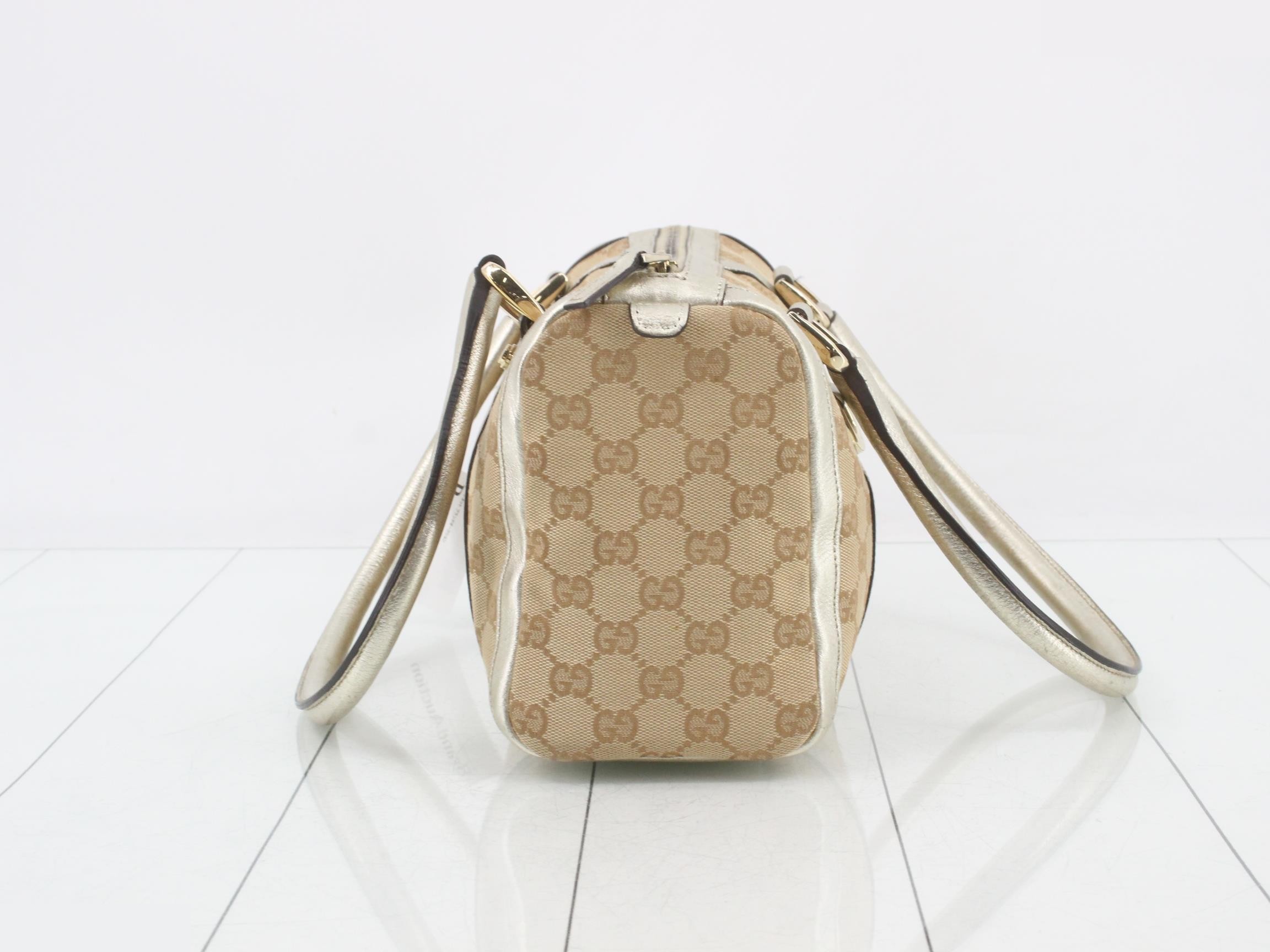 GG Canvas Mini Boston Bag — view 4