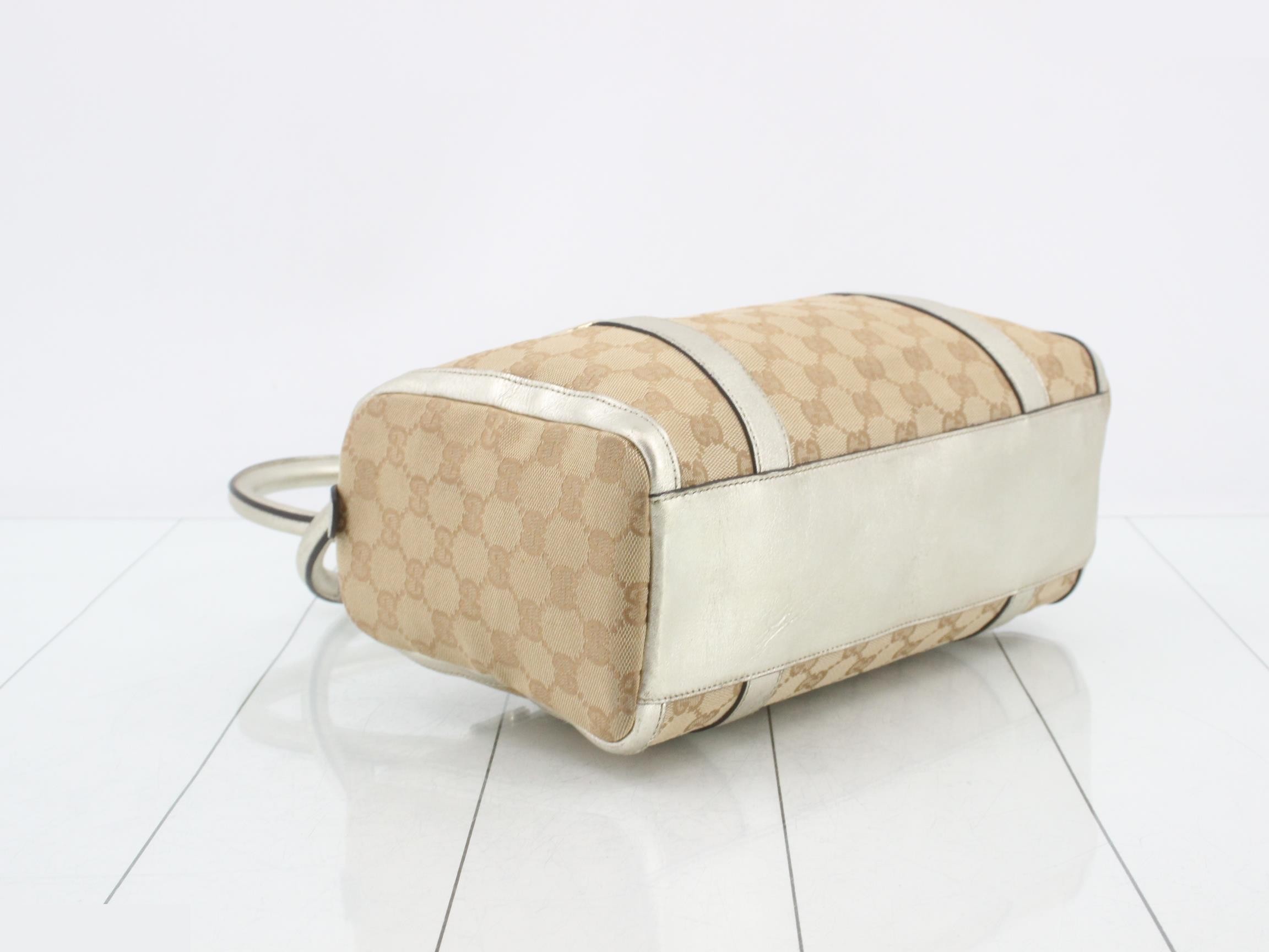 GG Canvas Mini Boston Bag — view 5