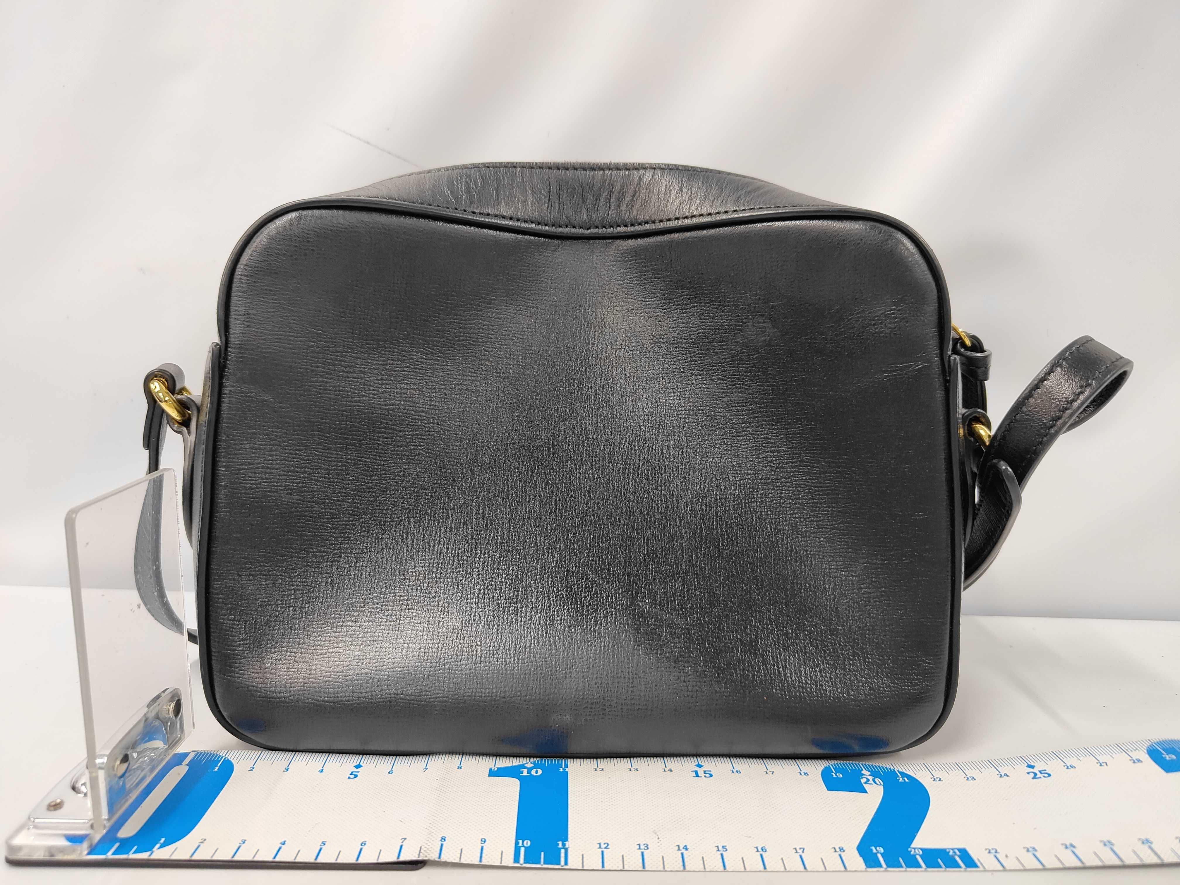 Horsebit Shoulder Bag, Leather, Black, 493075, Gucci Shoulder Bag — view 2