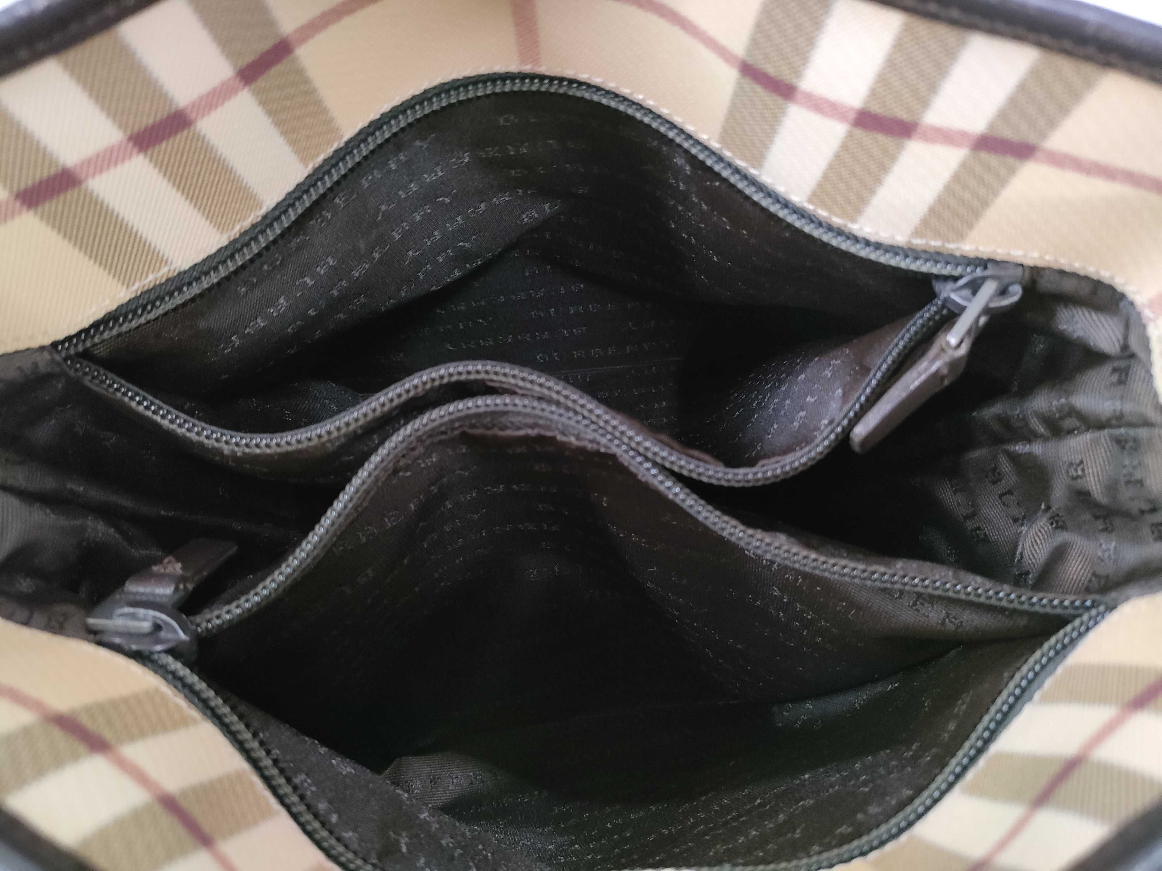 Checkered Tote Bag (PVC x Leather) — view 11