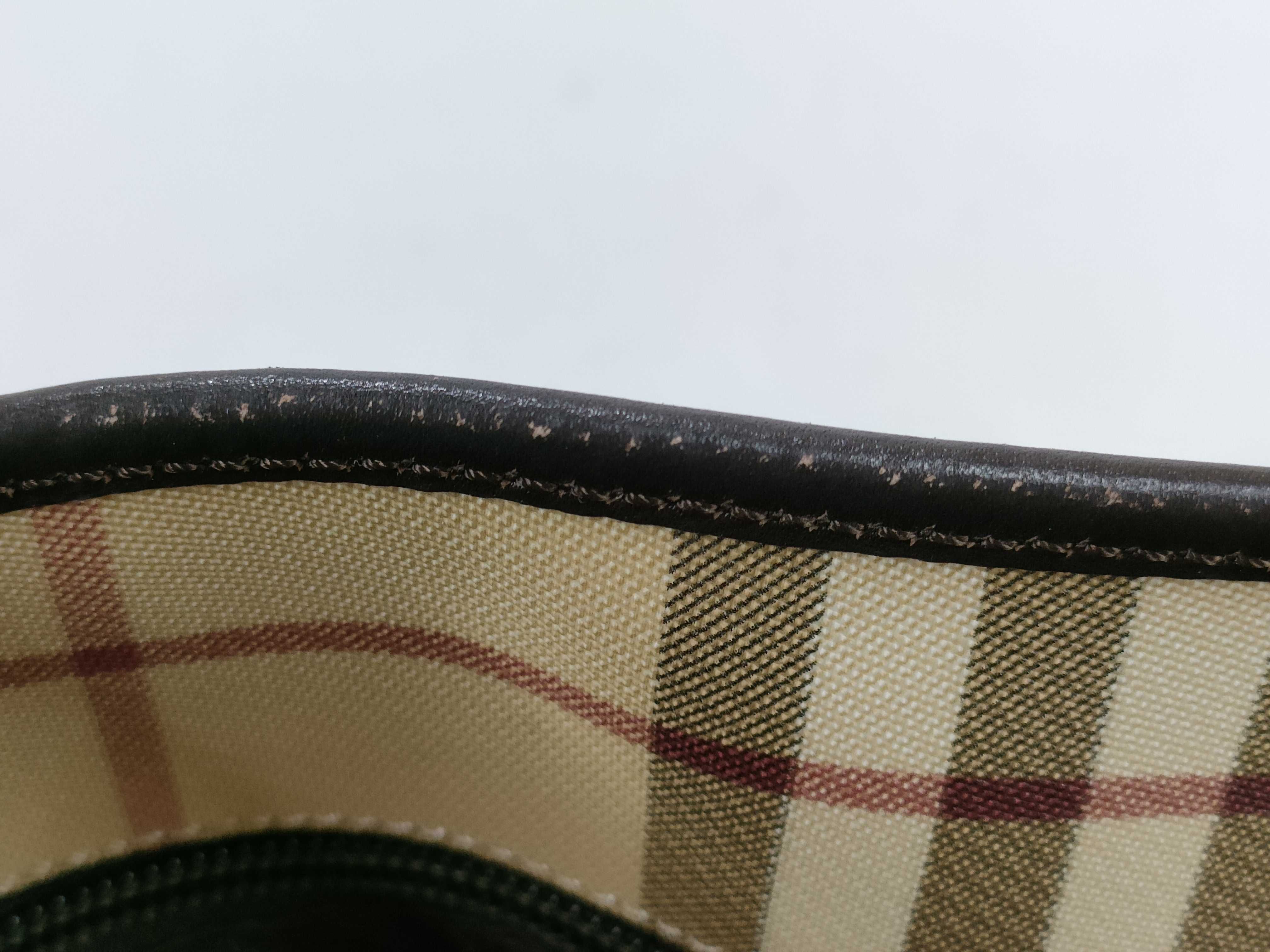 Checkered Tote Bag (PVC x Leather) — view 13