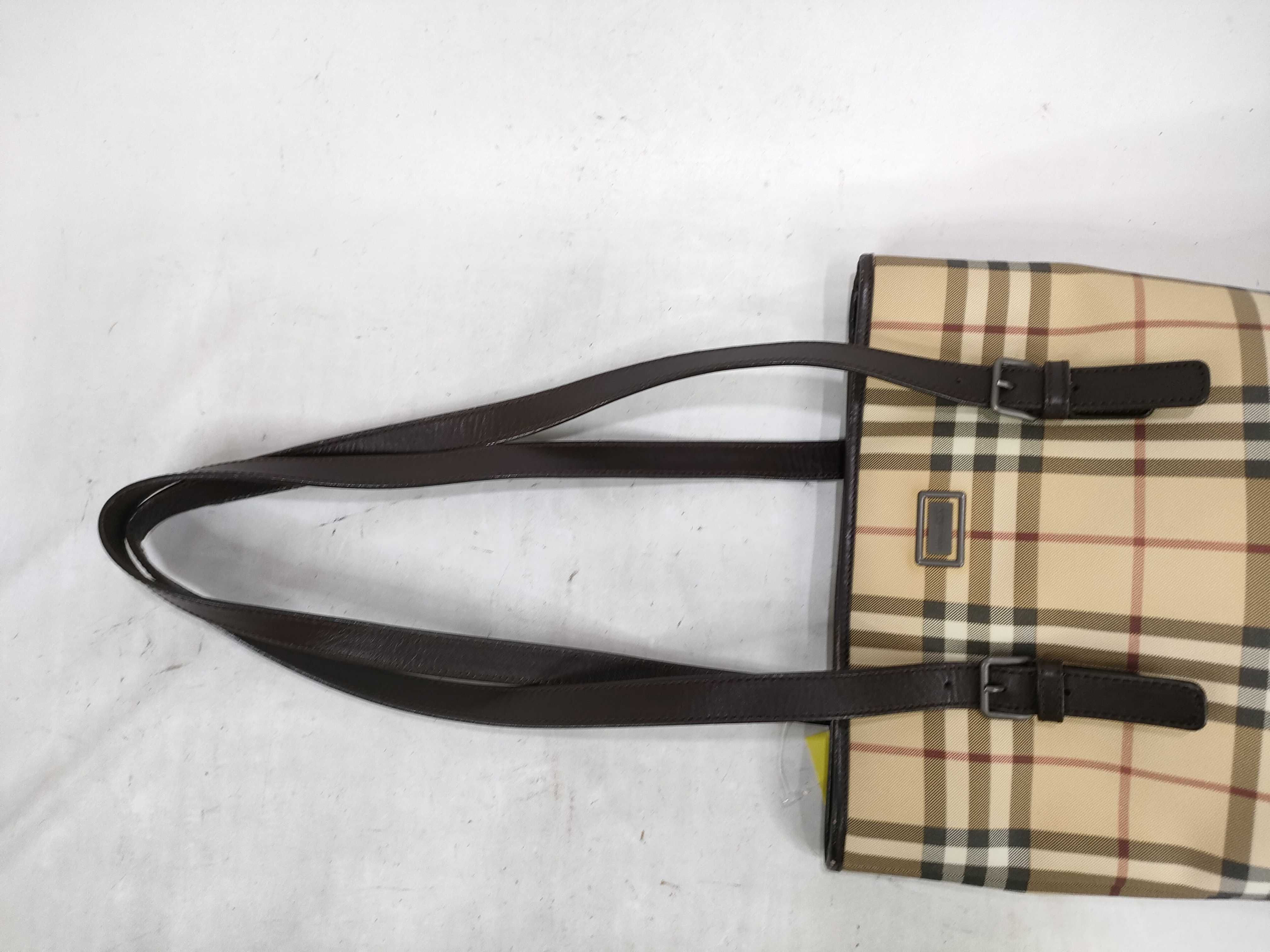 Checkered Tote Bag (PVC x Leather) — view 3