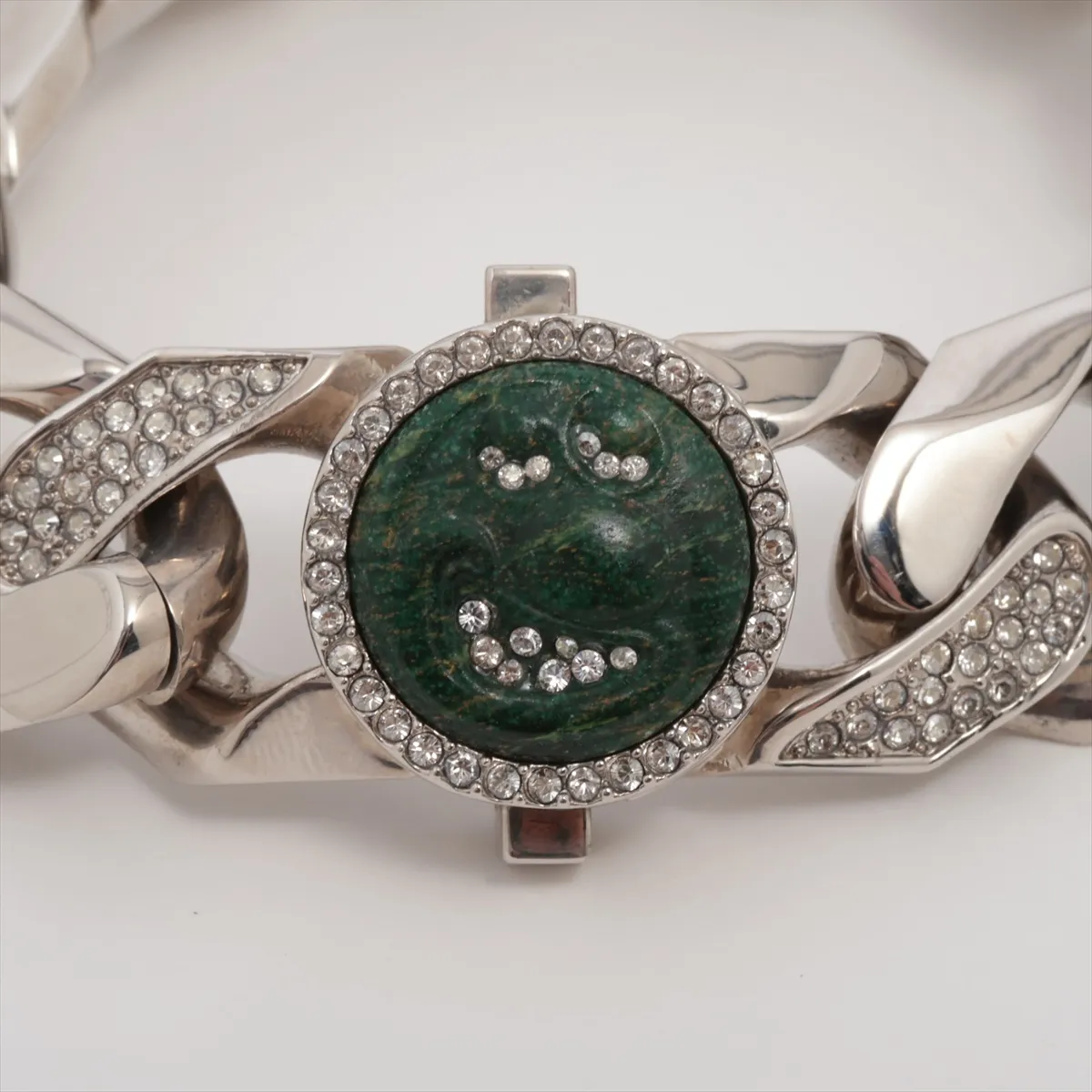 x Kenny Scharf Bracelet, Metal x Rhinestone x Colored Stone, Silver, — view 2