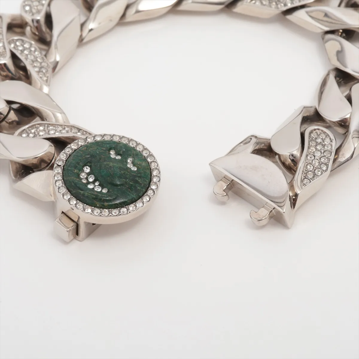 x Kenny Scharf Bracelet, Metal x Rhinestone x Colored Stone, Silver, — view 4