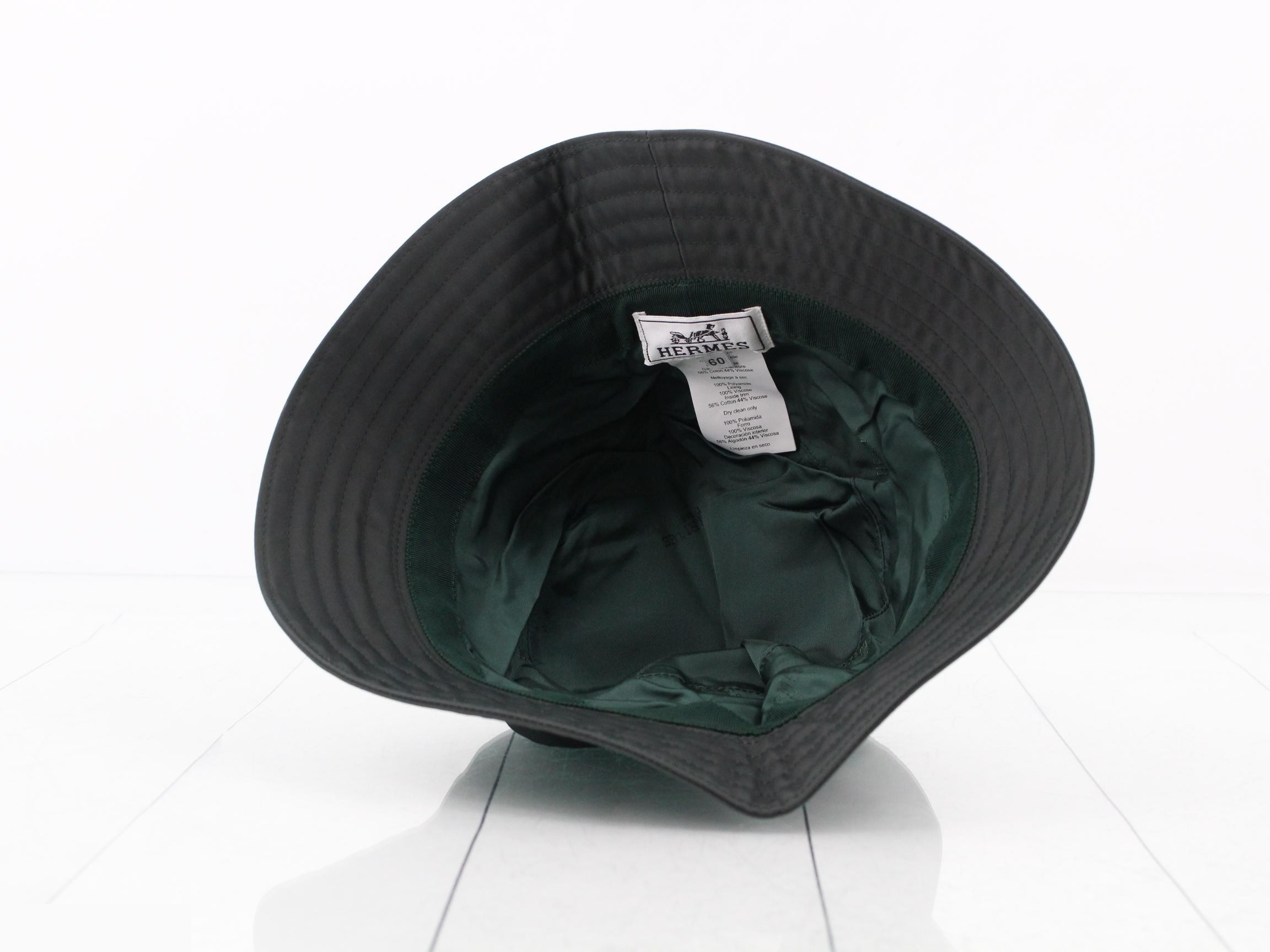 Fred H. Droit Bucket Hat, Size 60, Khaki Gray — view 3