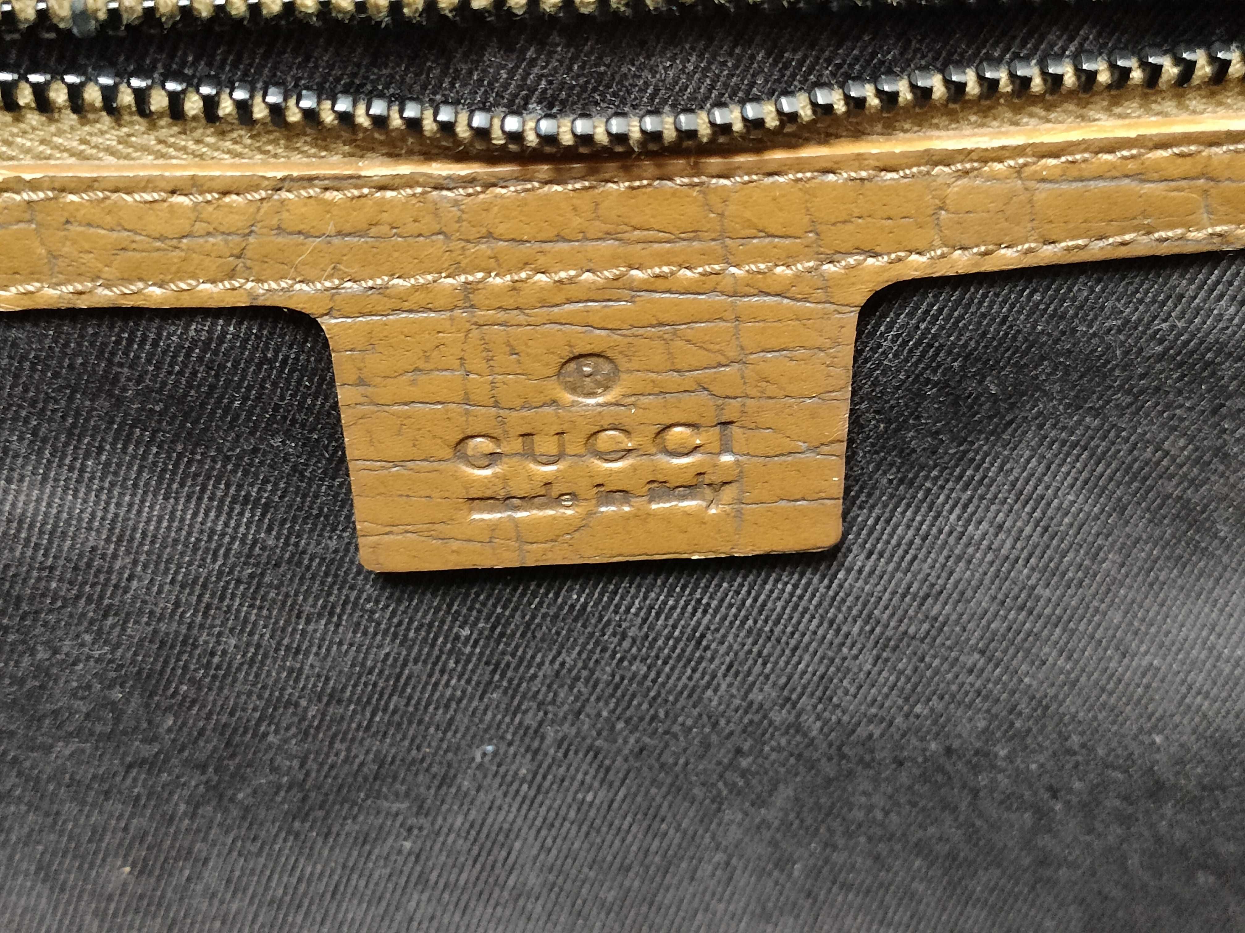 Bamboo GG Pattern Bamboo Bullet One-Shoulder Bag (Shoulder Bag) - Stored Item — view 12