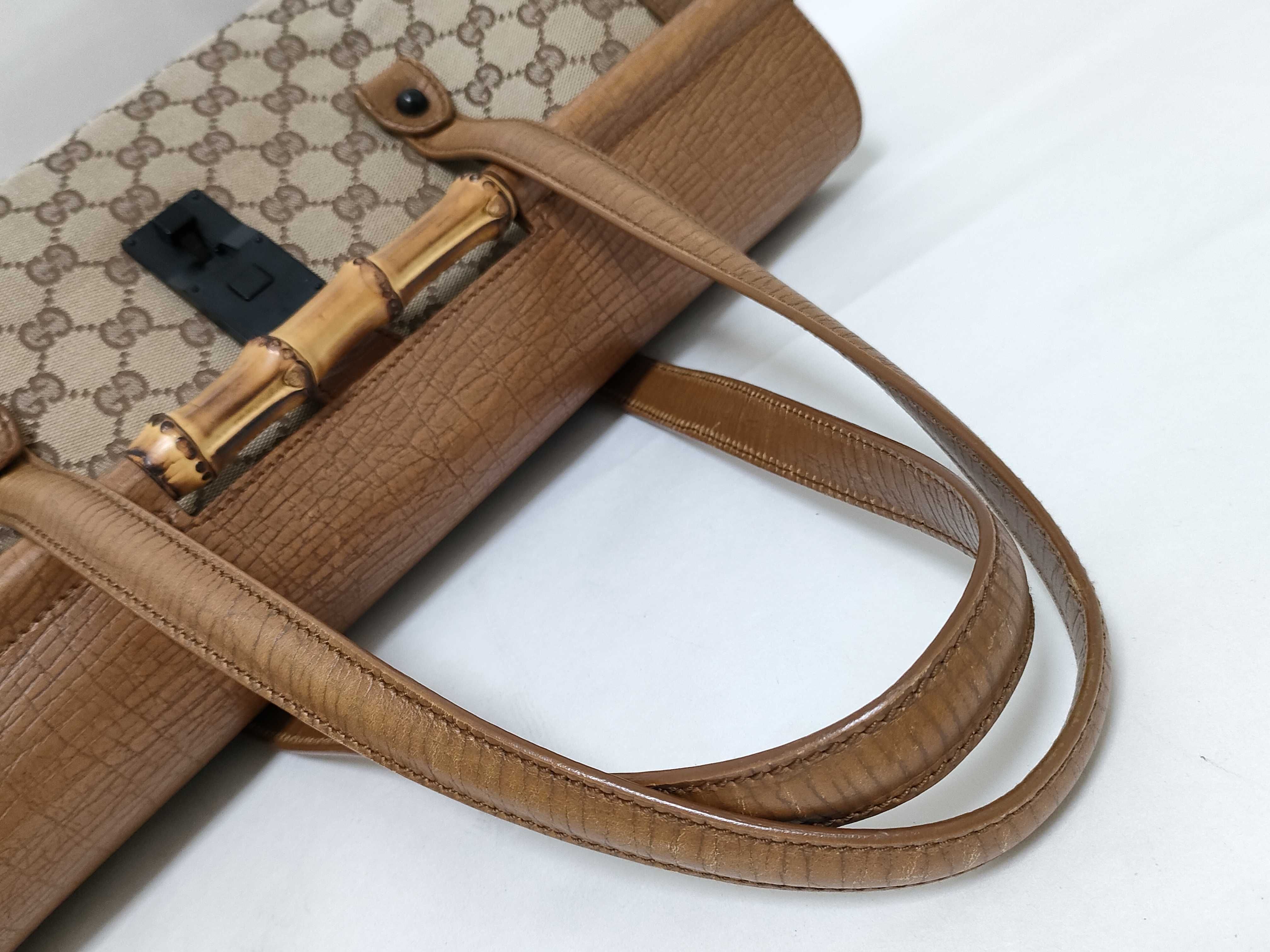 Bamboo GG Pattern Bamboo Bullet One-Shoulder Bag (Shoulder Bag) - Stored Item — view 3