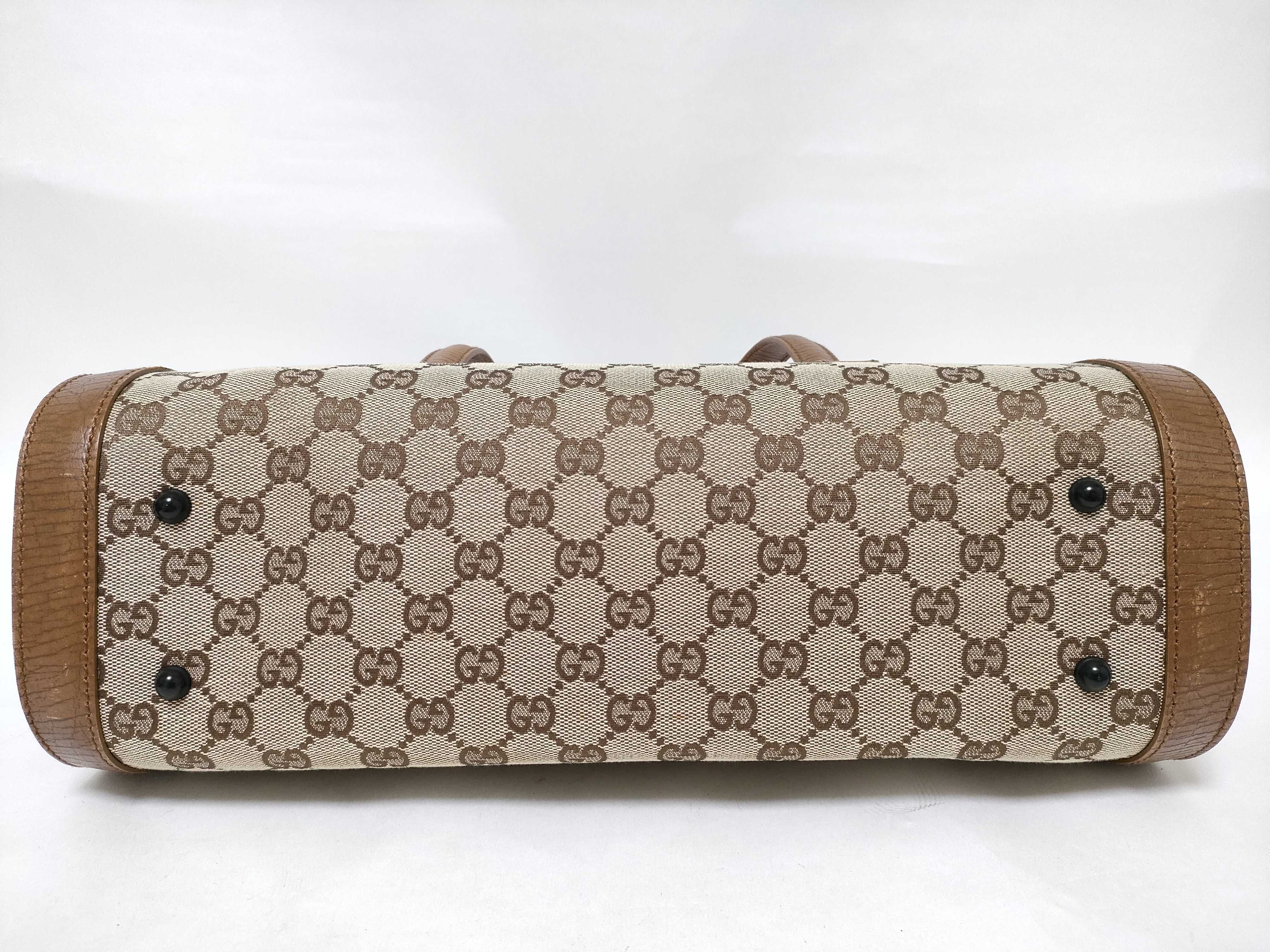 Bamboo GG Pattern Bamboo Bullet One-Shoulder Bag (Shoulder Bag) - Stored Item — view 7