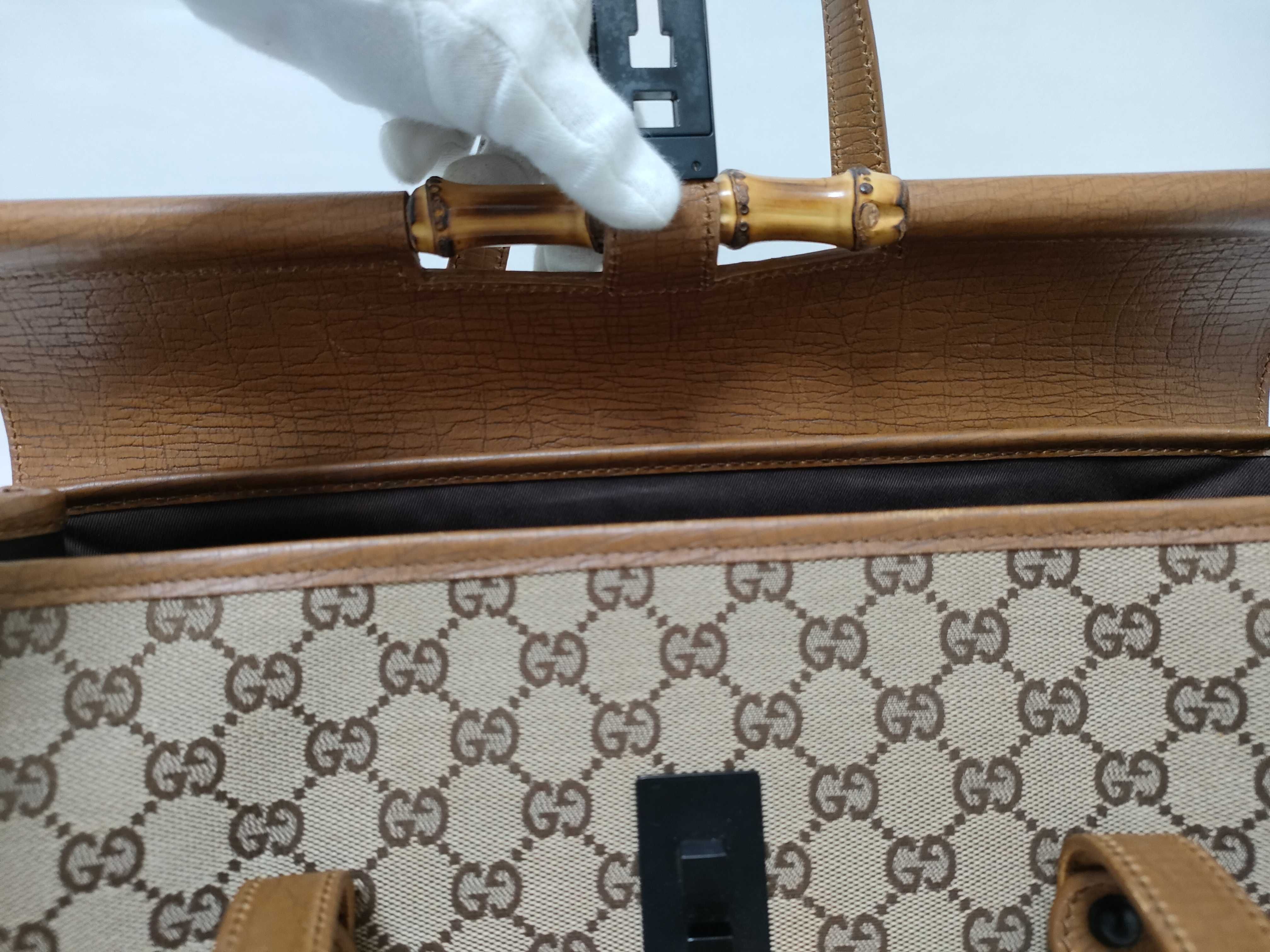 Bamboo GG Pattern Bamboo Bullet One-Shoulder Bag (Shoulder Bag) - Stored Item — view 8