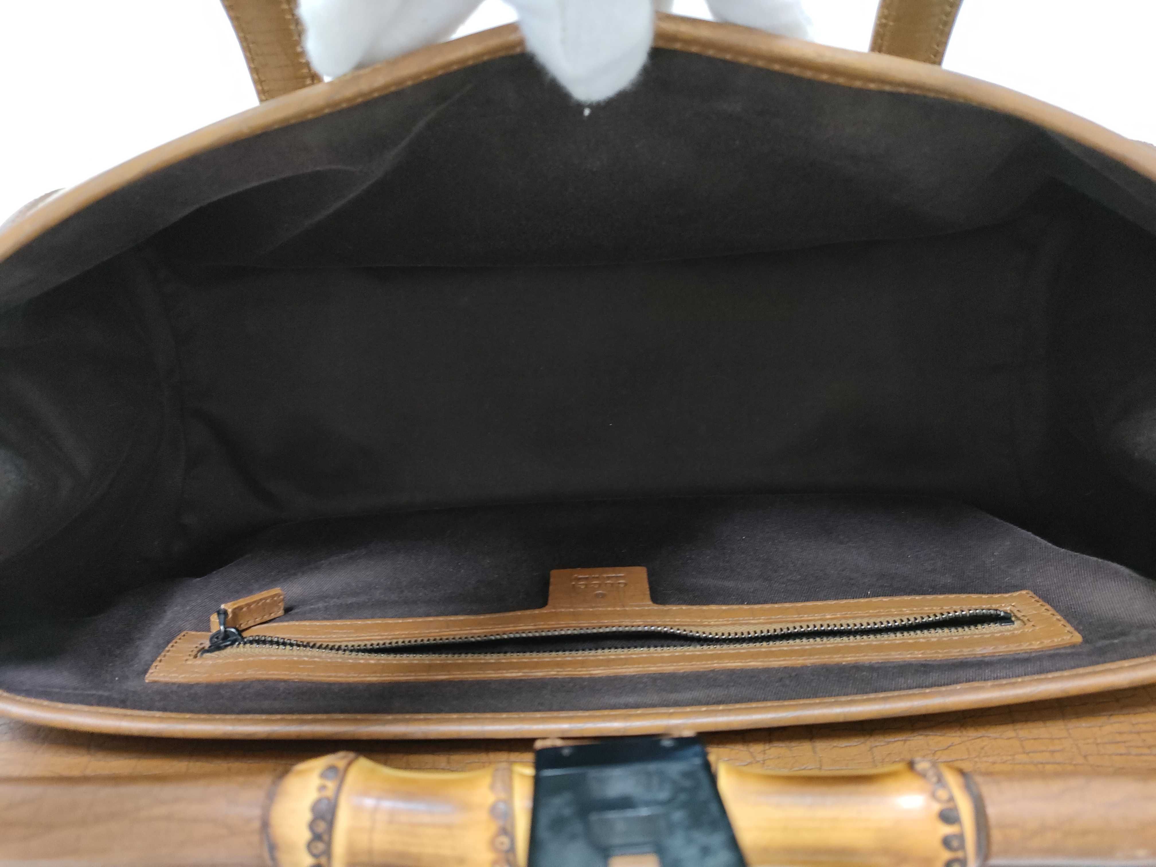 Bamboo GG Pattern Bamboo Bullet One-Shoulder Bag (Shoulder Bag) - Stored Item — view 10