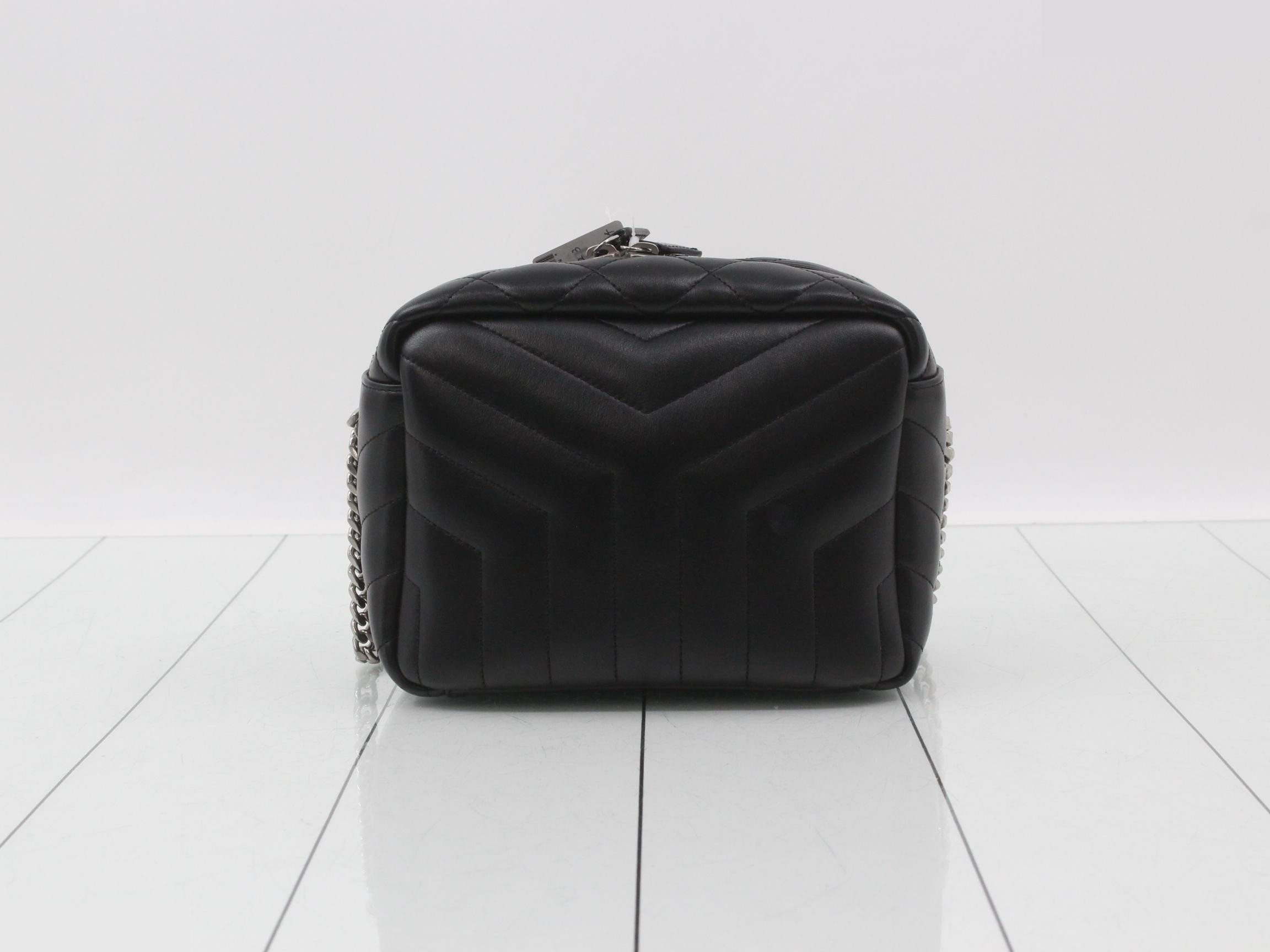 Other lines: Bags - Chain shoulder bag - Lulu - Leather - Black — view 2