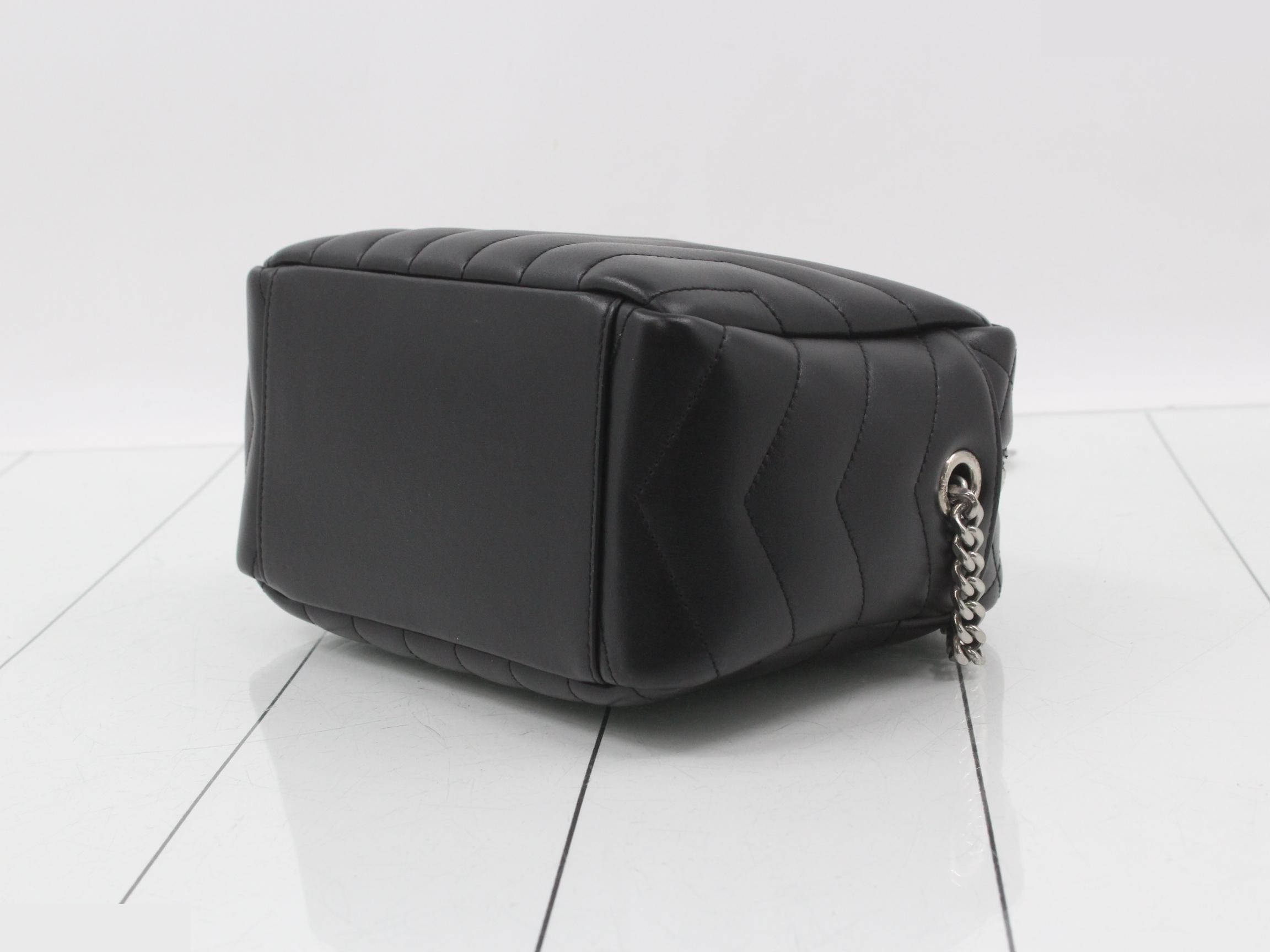 Other lines: Bags - Chain shoulder bag - Lulu - Leather - Black — view 6