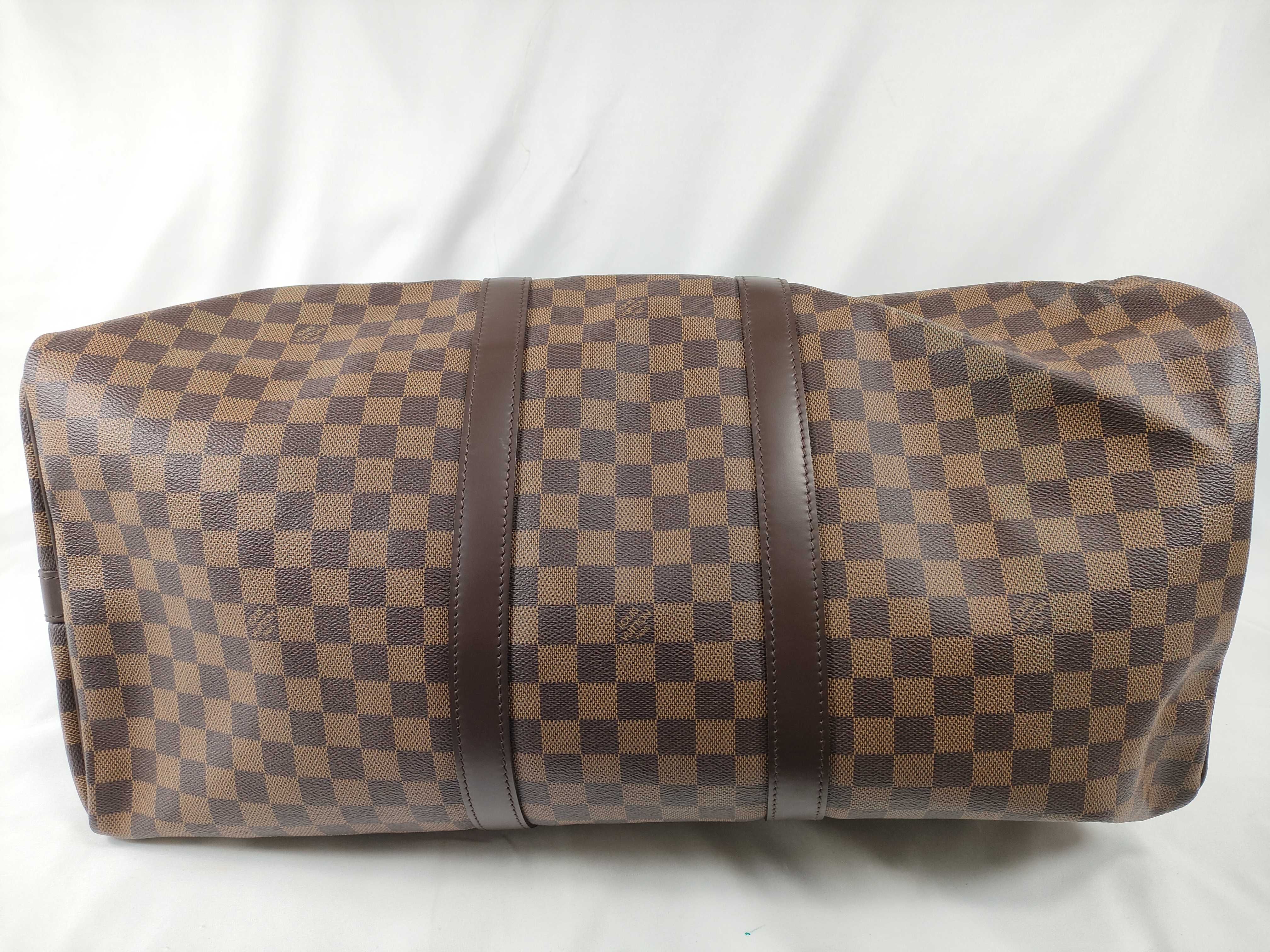 Damier Keepall Bandoulière 55 Damier Boston Bag — view 9