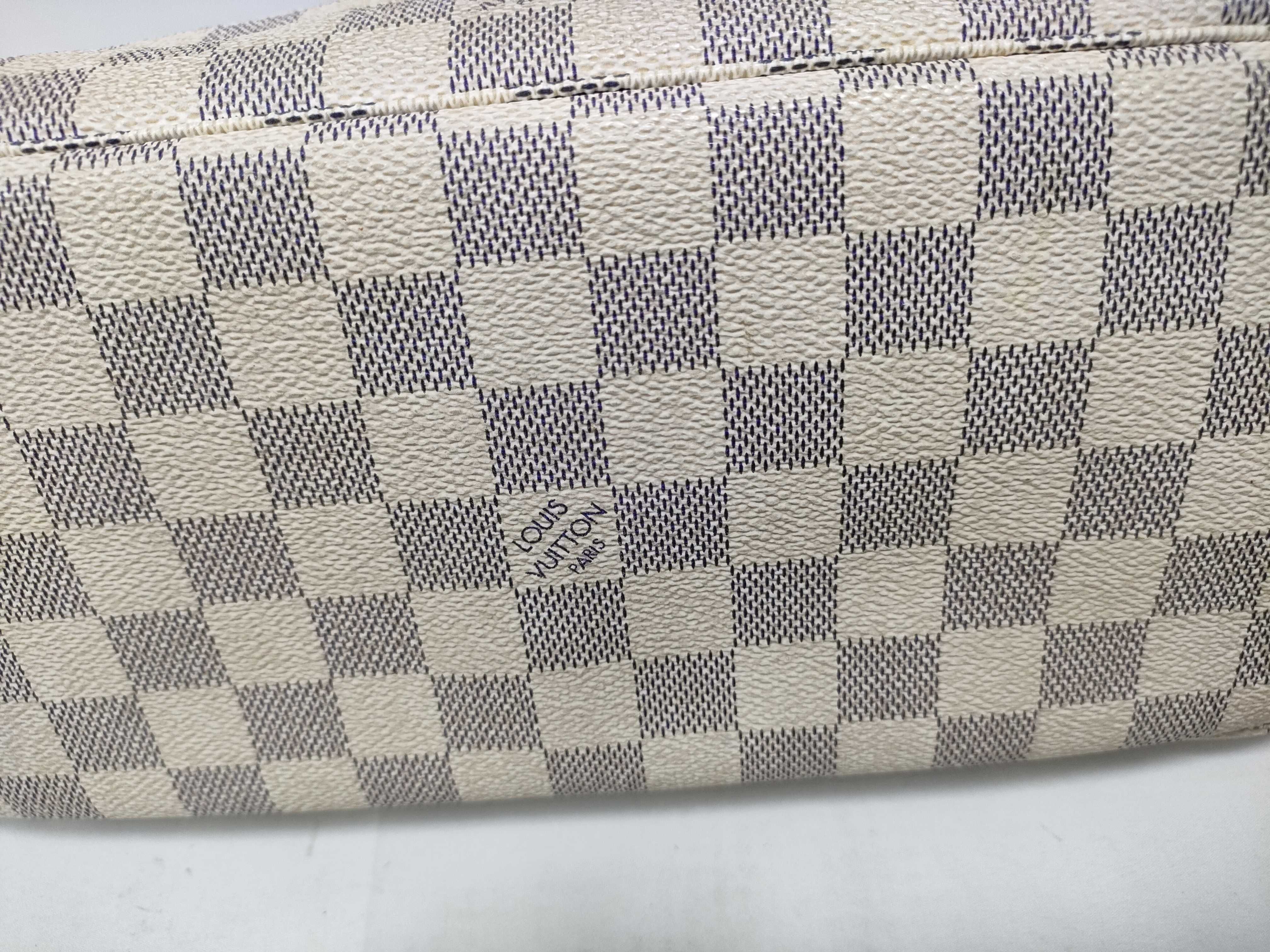 Damier Azur Louis Vuitton N41362 Neverfull PM VI2111 Tote Bag Damier Azur Tote Bag — view 5