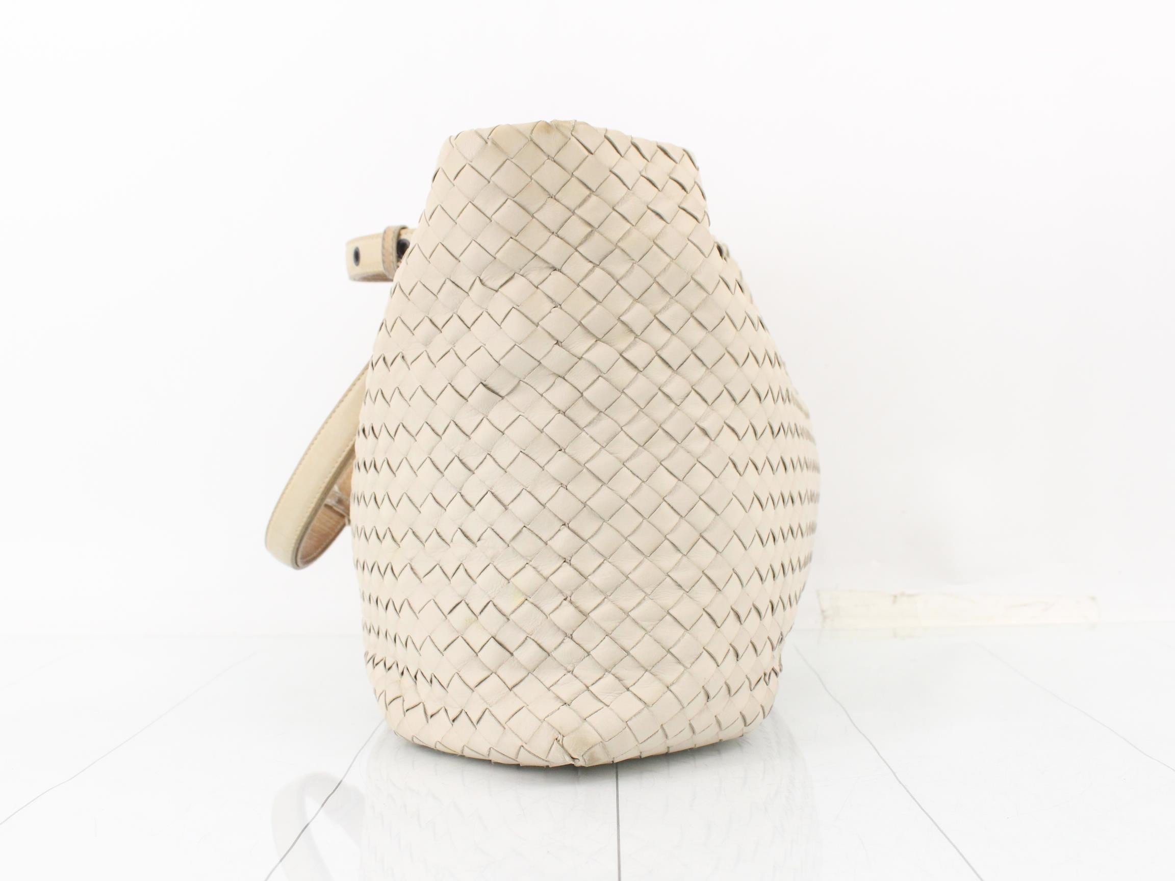 Intrecciato (bag) - Tote bag - White — view 3