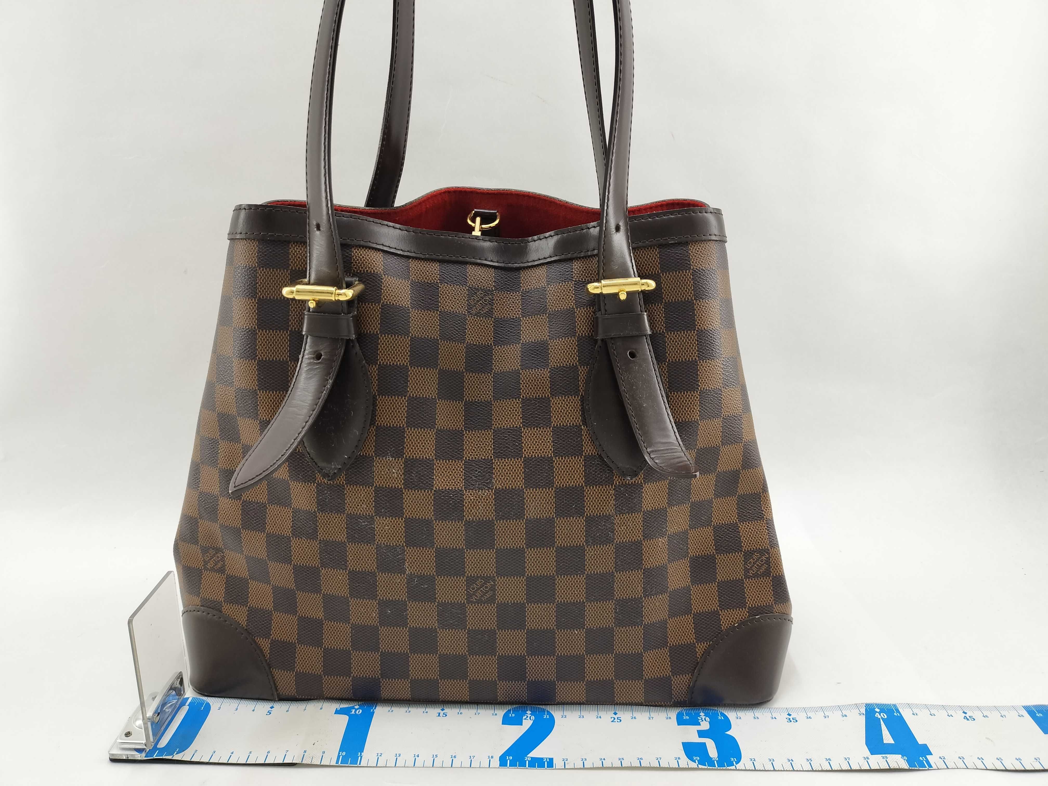 Damier Hampstead MM Tote Bag N51204 (Serial number unclear) Brown — view 2